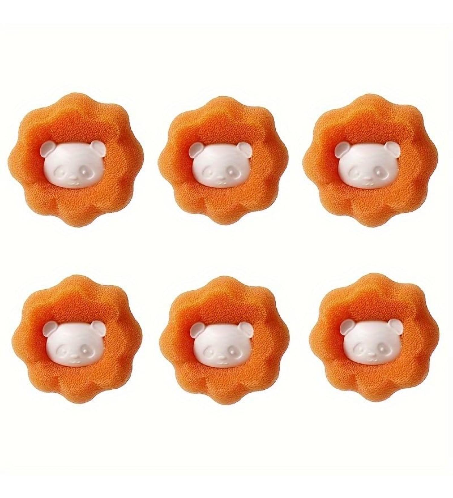 6pcs Hair Remover Used In Washing Machine Dryer Ball Reuse Reduce Wrinkles Save Washing Machine Free Drying Time - Buy Online on GoSupps.com