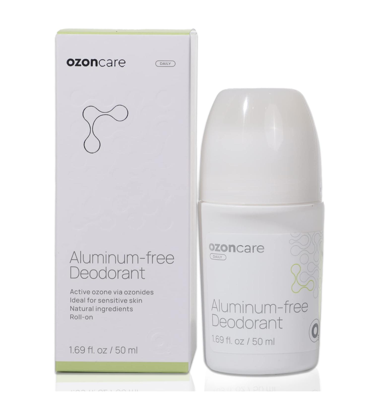 Ozone Infused Aluminum-Free Deodorant - Natural Roll-On for Men & Women | Vegan Paraben-Free Odor Control & Skin Care - 1.69 Fl Oz - Buy Online on GoSupps.com