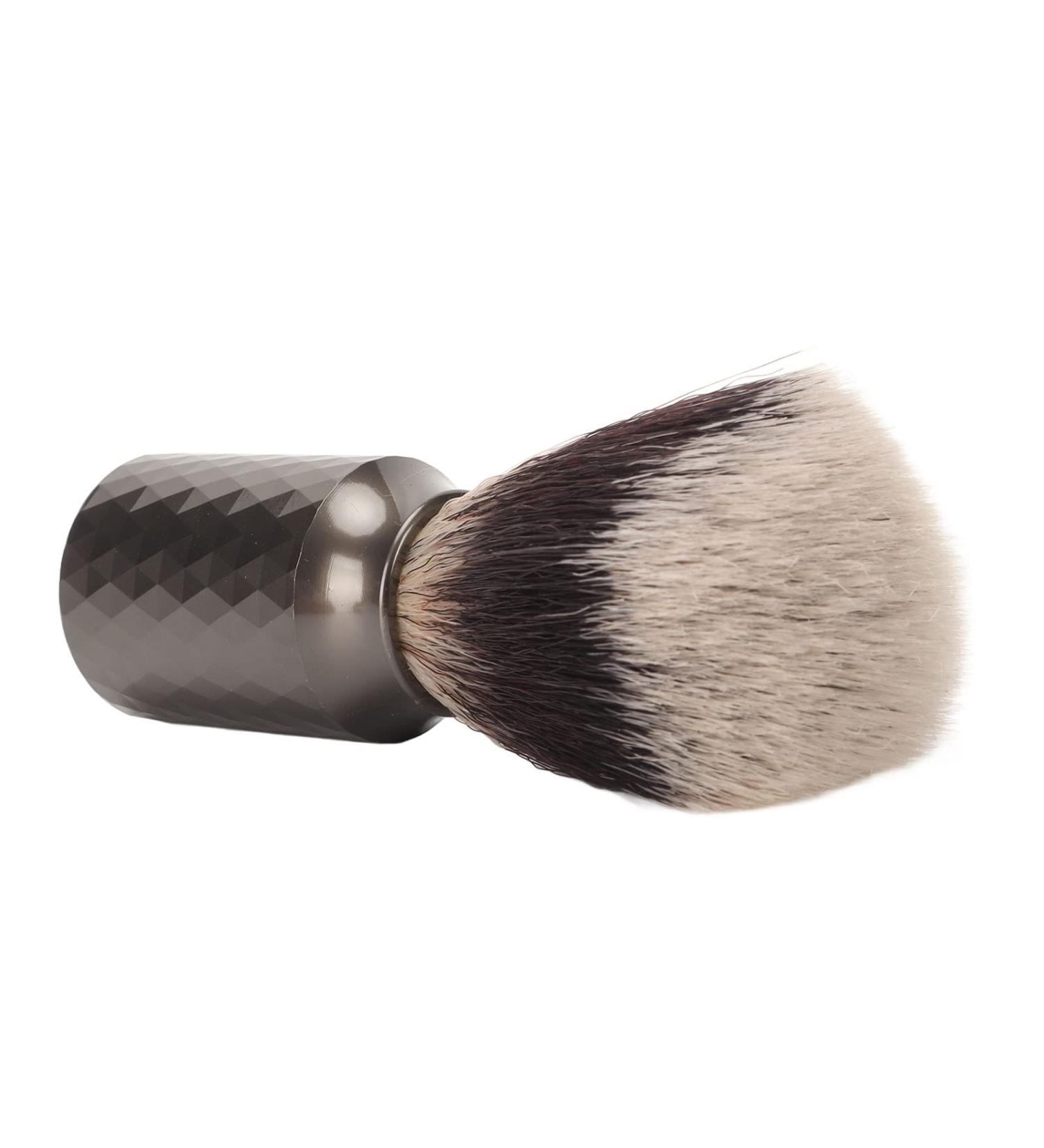 Buy Beard Shaving Cleaning Brush - Ergonomic Synthetic Brush with Curved Handle for Ultimate Facial Care - Buy Online on GoSupps.com