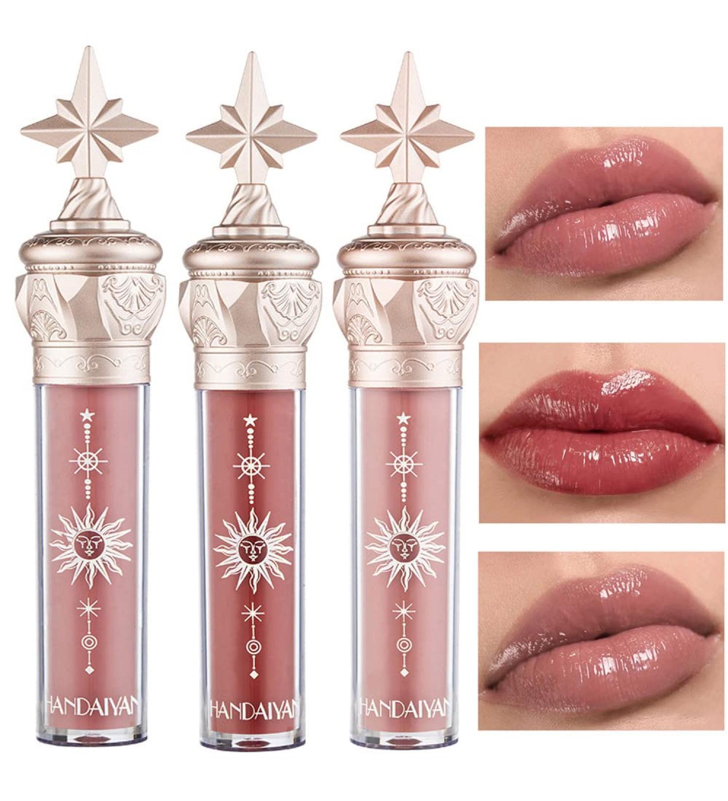 Mirror Gloss Lip Stain - Tinted Lip Balm for Plump and Moisturized Lips (Milky Peachy Pink 706) - Buy Online on GoSupps.com