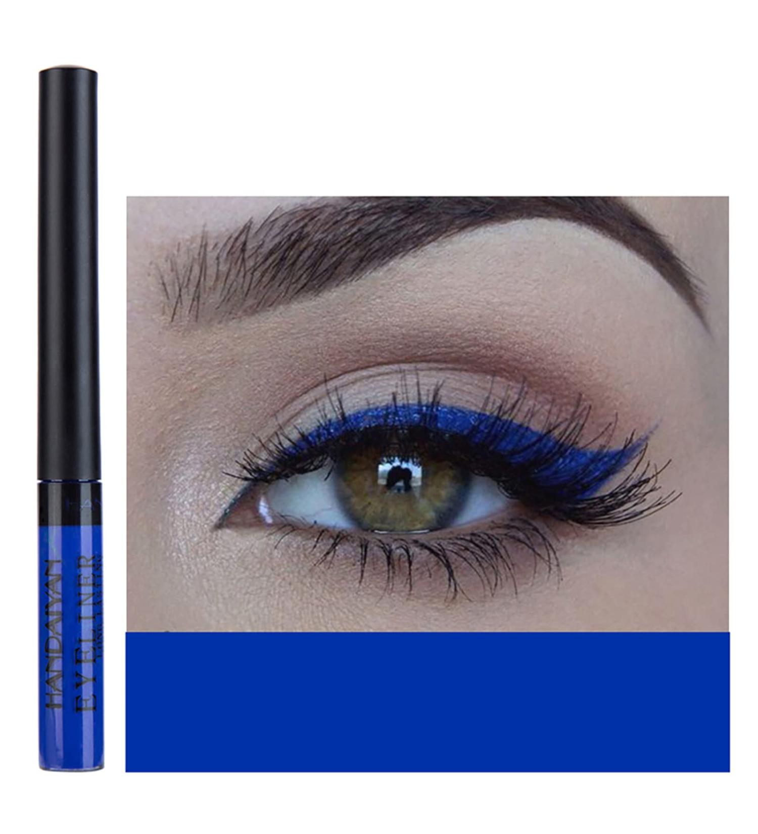 Royalblue Matte Liquid Eyeliner - Long-Lasting Waterproof Formula | Highly-Pigmented Colourful Eye Makeup Tool - Buy Online on GoSupps.com