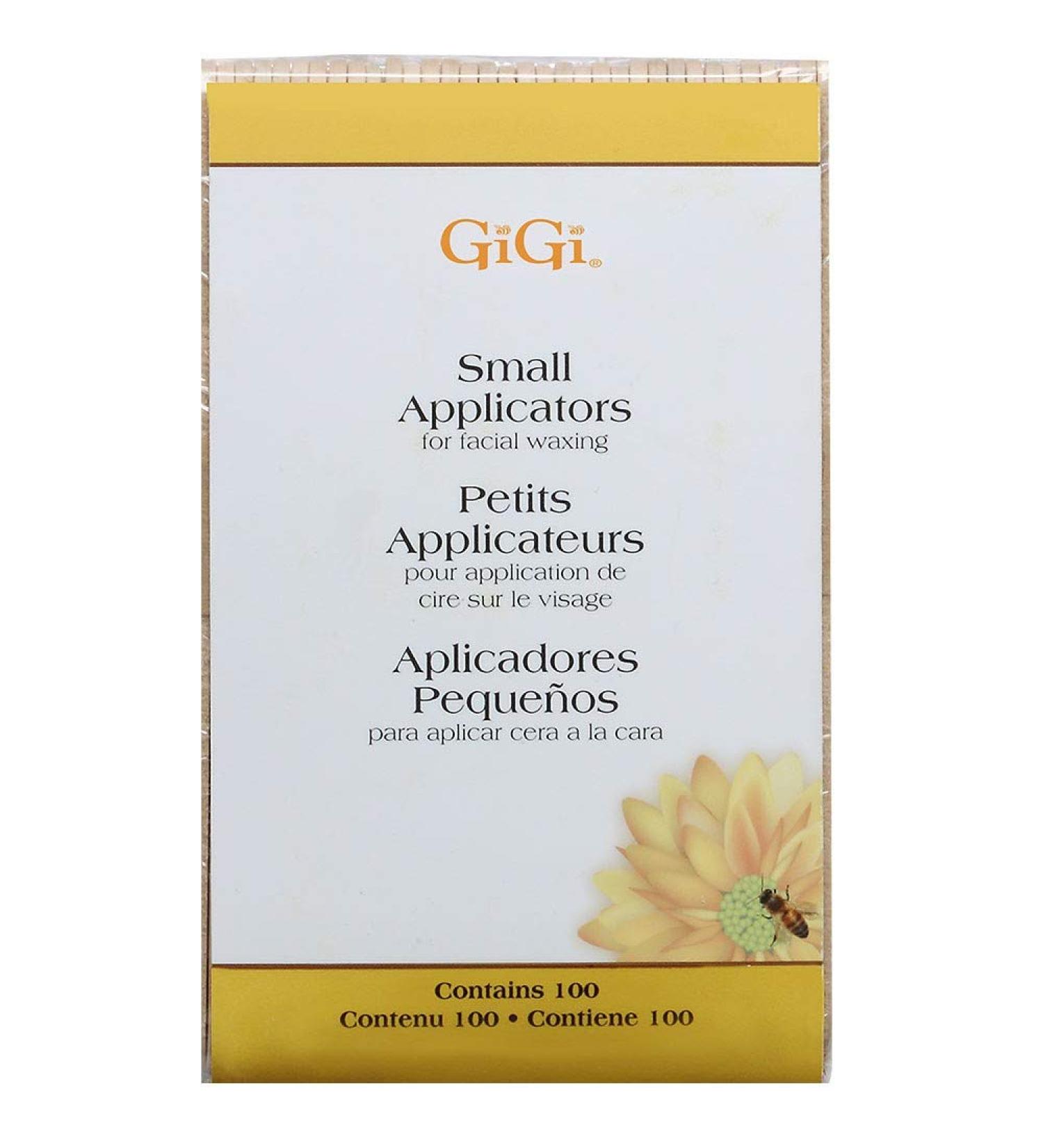 Gigi Spa Small Applicators for Facial Waxing 100 Small Applicators