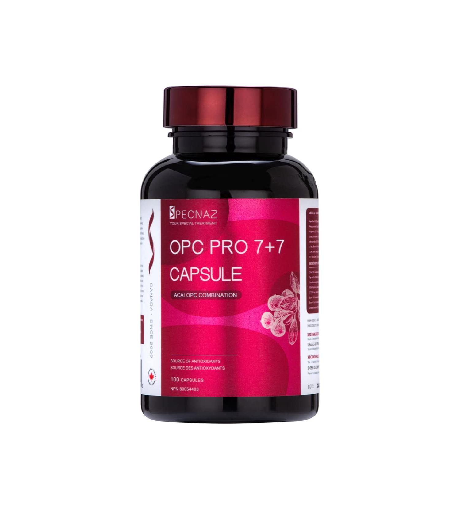 SPECNAZ High Absorption OPC with Grape Seed Green Tea & Pine Bark Complex Support Health Antioxidant - Buy Online on GoSupps.com