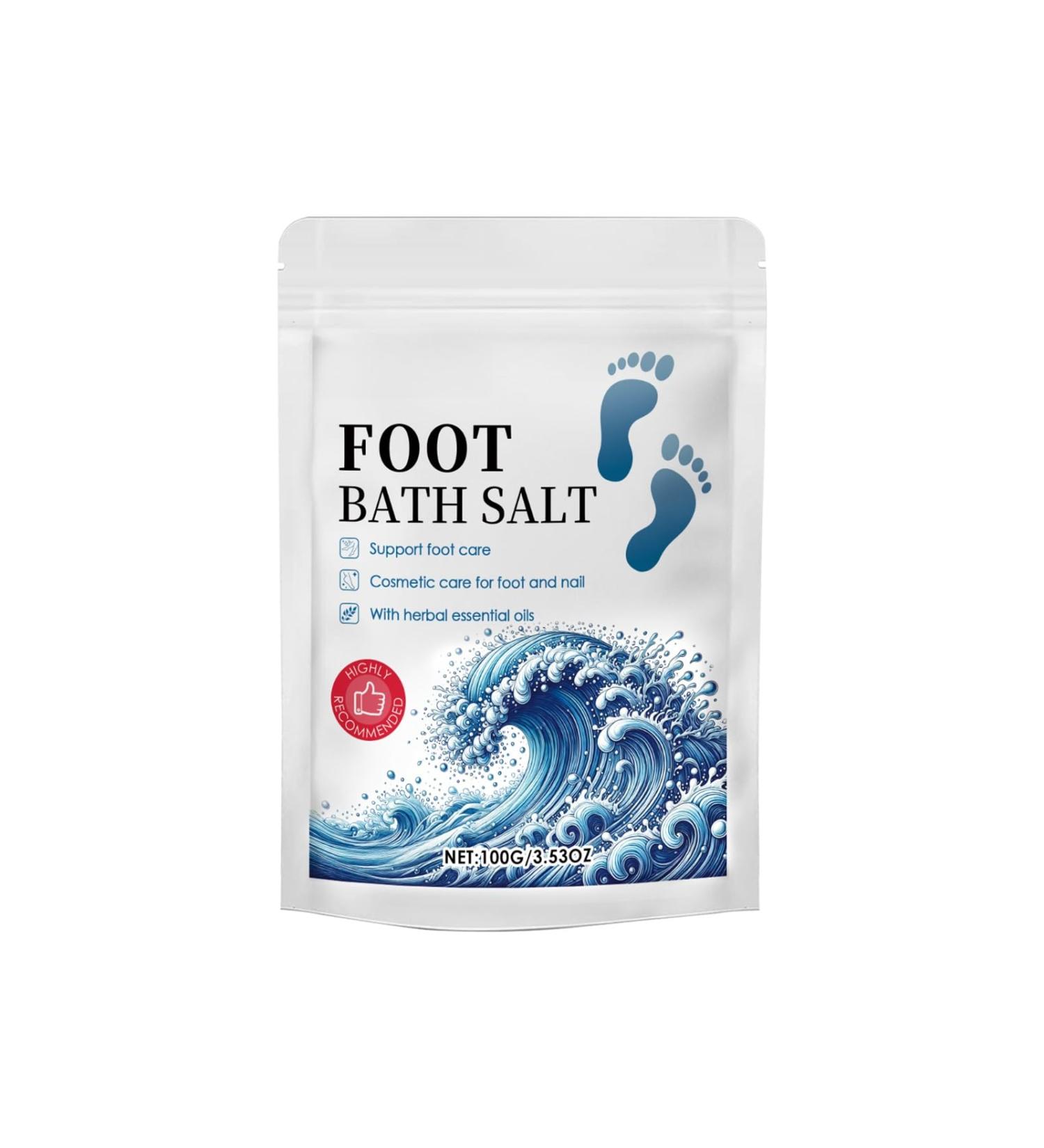 rabuu Foot Bath Salt Moisturizing and Firming Foot Care Promotes Blood Circulation and Detoxification for Everyone - Buy Online on GoSupps.com