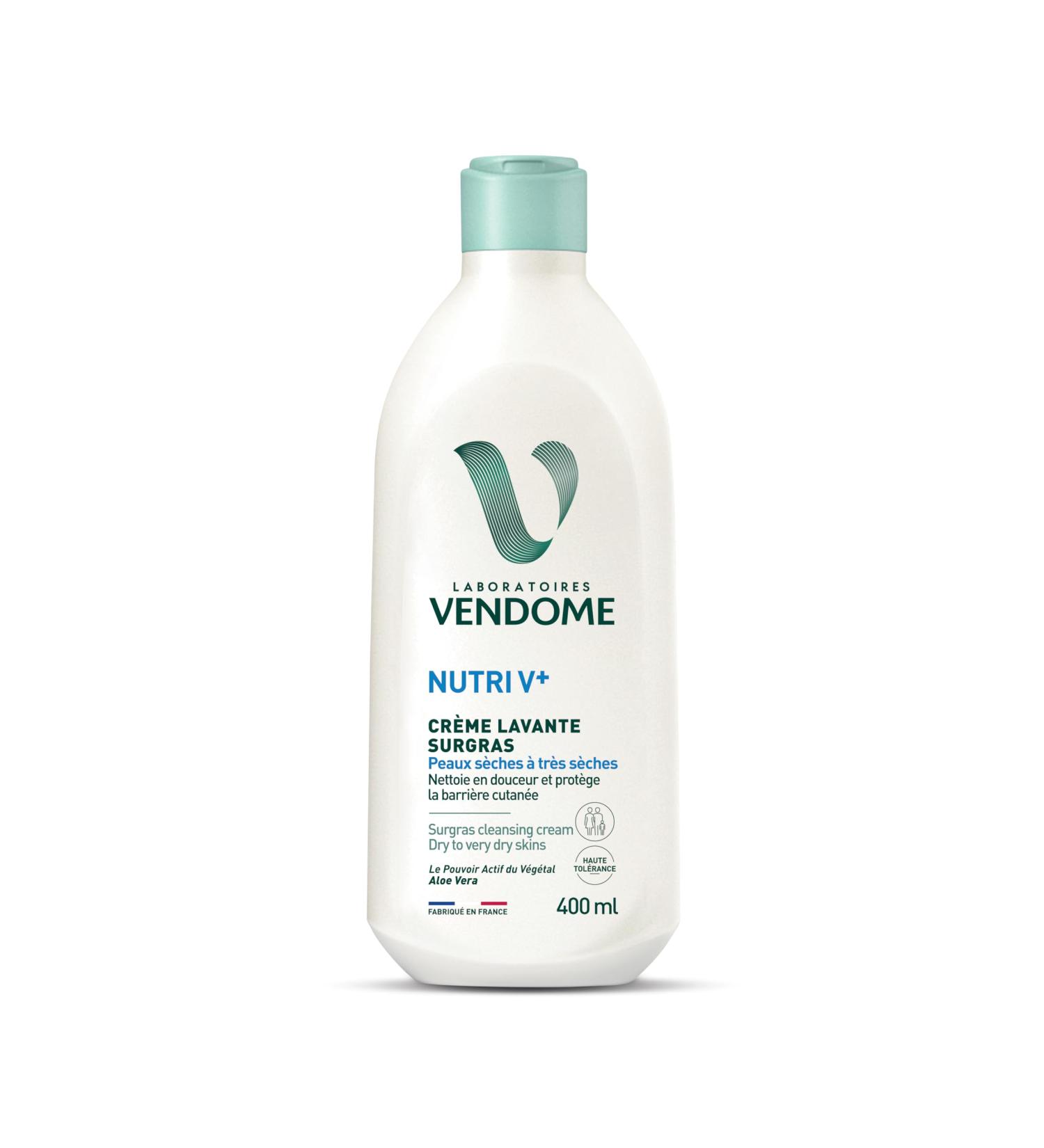 Laboratoires Vend me LABORATOIRES VEND ME - NUTRI V+ - Supergreasy Cleansing Cream - Gently Cleans & Protects The Skin Barrier - Nourishing & Protective Effect - Enriched With Aloe Vera - Dry To Very Dry Skin - 400ml - Buy Online on GoSupps.com