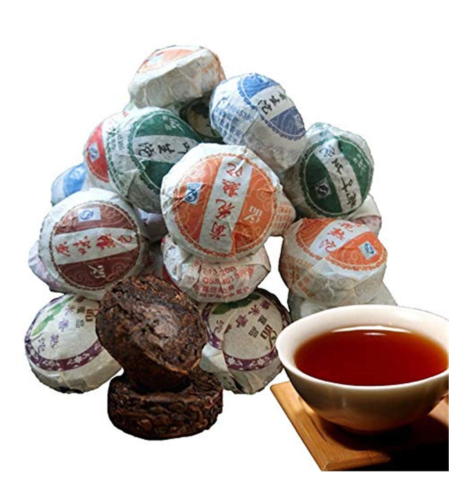 10 pi ces de th Puer Mini Th Noir Puerh Tuo Bio Cuit M r de qualit sup rieure 50g - Buy Online on GoSupps.com