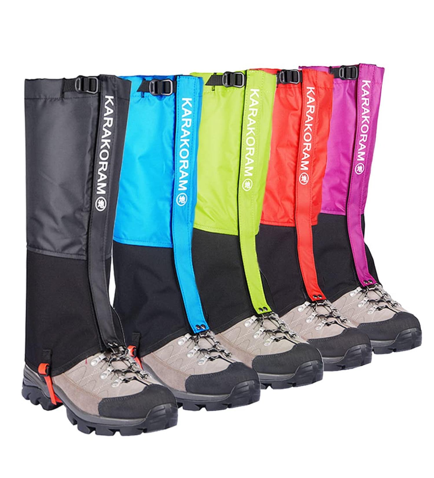 Hidewalker Waterproof Hiking Leg Guards Gaiters for Men & Women - Outdoor Hunting & Bike Accessories - Black Size M (41-43) - Buy Online on GoSupps.com