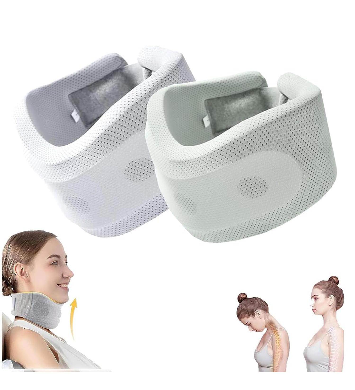 Lyaart Pain Relief Neck Support Pillow - Soft Foam Universal Fragrance 2PCs Medium for Comfortable Sleep - Buy Online on GoSupps.com