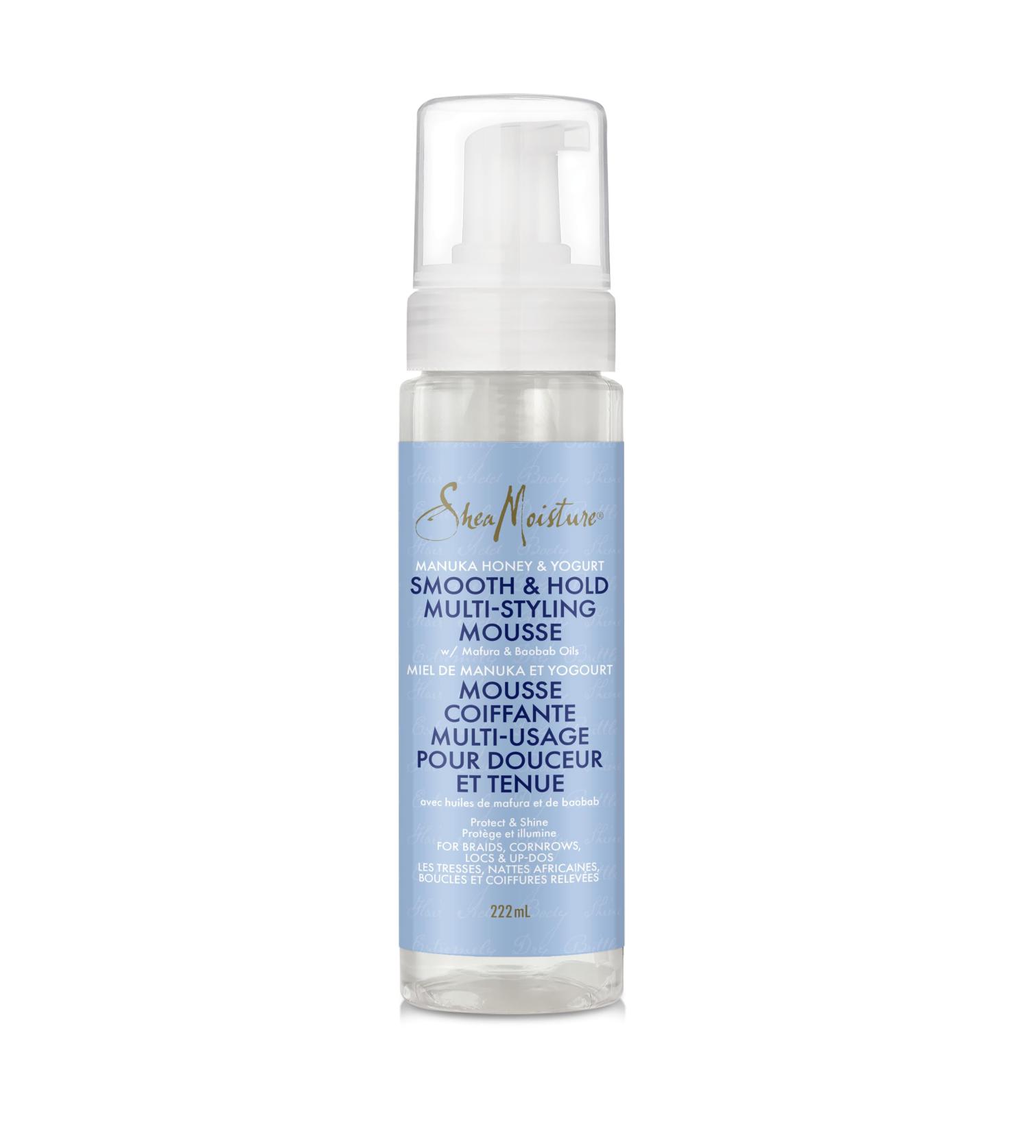 Shea Moisture Multi-Styling Hair Mousse nourishing hair styling Manuka Honey & Yogurt with Mafura & Baobab Oils 222 ml - Buy Online on GoSupps.com