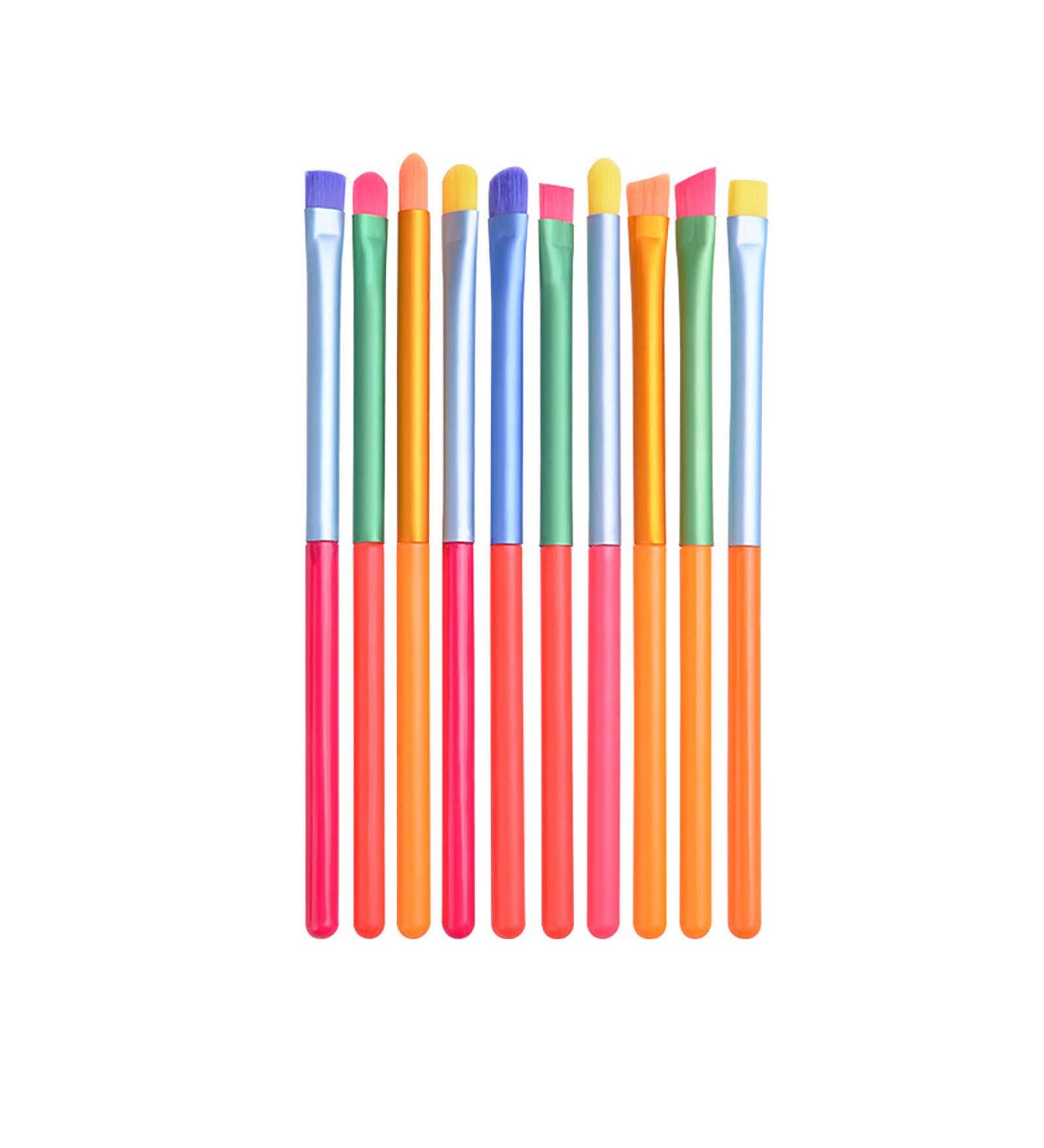 Premium Synthetic Makeup Brushes for Eyeshadow Eyebrow Lip & Foundation International Shipping Available - Buy Online on GoSupps.com