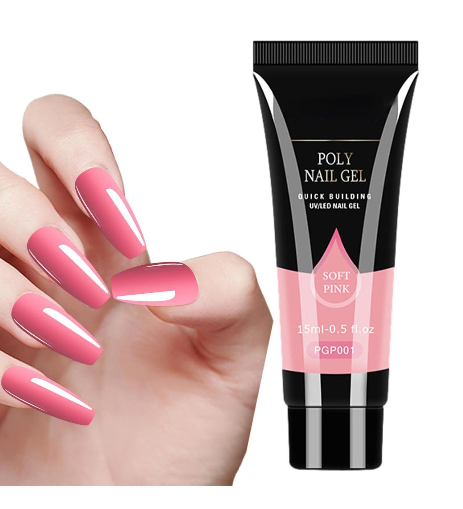 Nail Tip Extension Gel Glue - Professional Art Nail Tool | Easy to Use and Long-Lasting UV Nail Gel for Natural-Looking Nails Nail Extension Gel for Salon Easy at Home Pgp001 - Buy Online on GoSupps.com