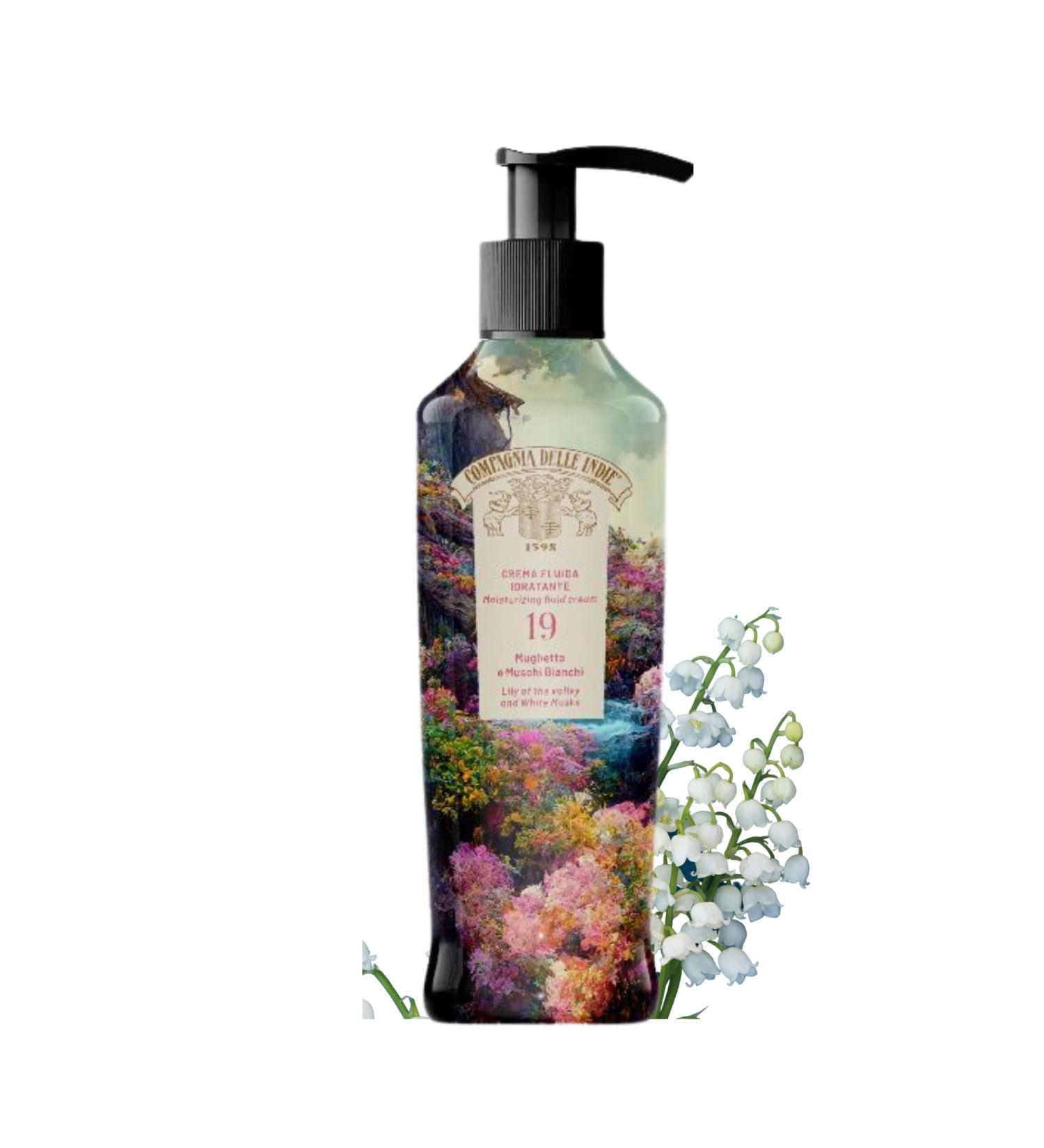  COMPAGNIA DELLE INDIE Body Moisturizer - Moisturizing Cream - Men's Moisturizing Cream - Women's Moisturizing Cream - Assorted Essences - 250ml Size (Muguet and Mousse) - Buy Online on GoSupps.com