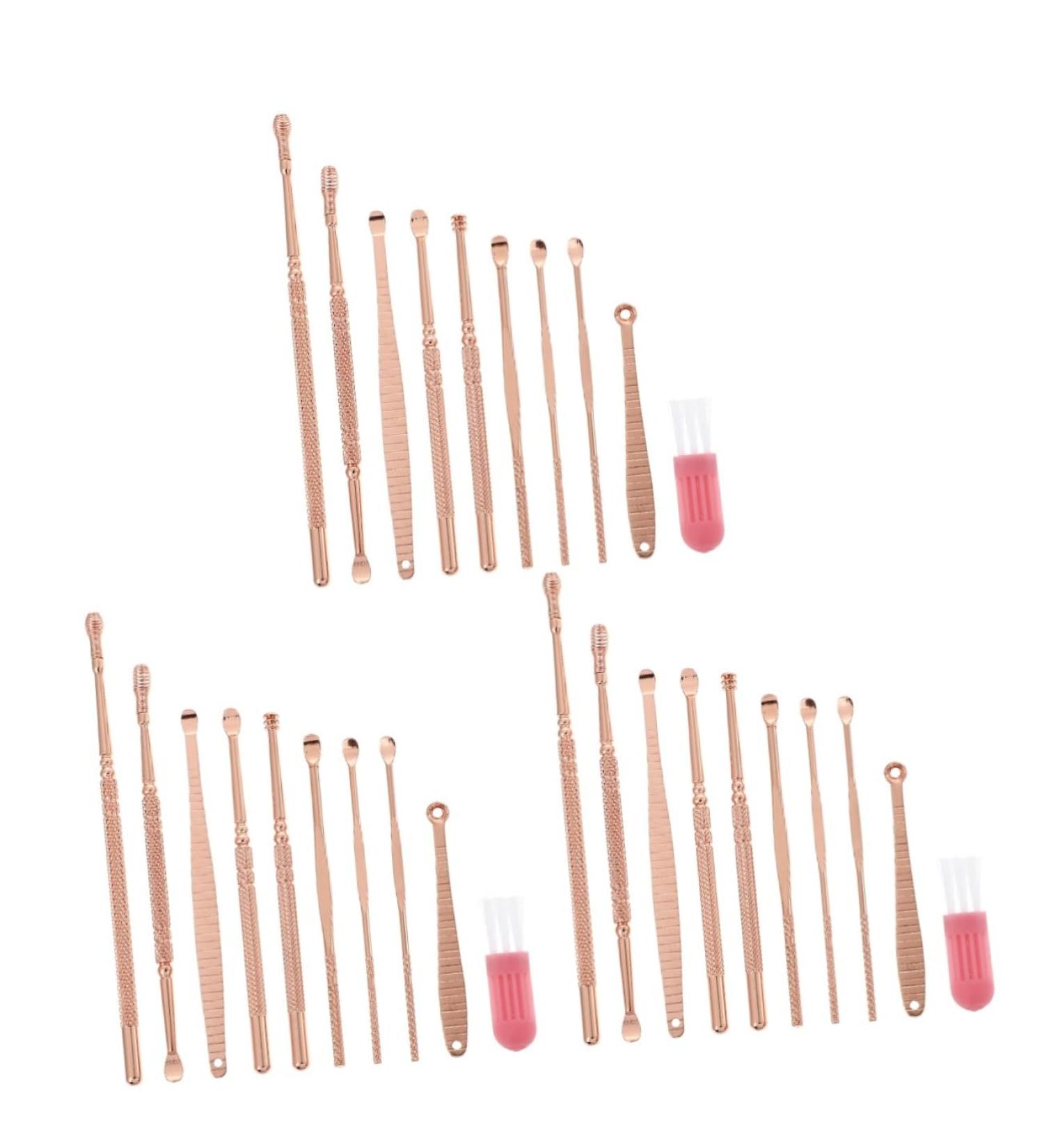 Earwax Remover Kits for Kids | Hemoton 3 Sets Stainless Steel Ear Cleaning Tools & Face Scraper Supplies - Buy Online on GoSupps.com