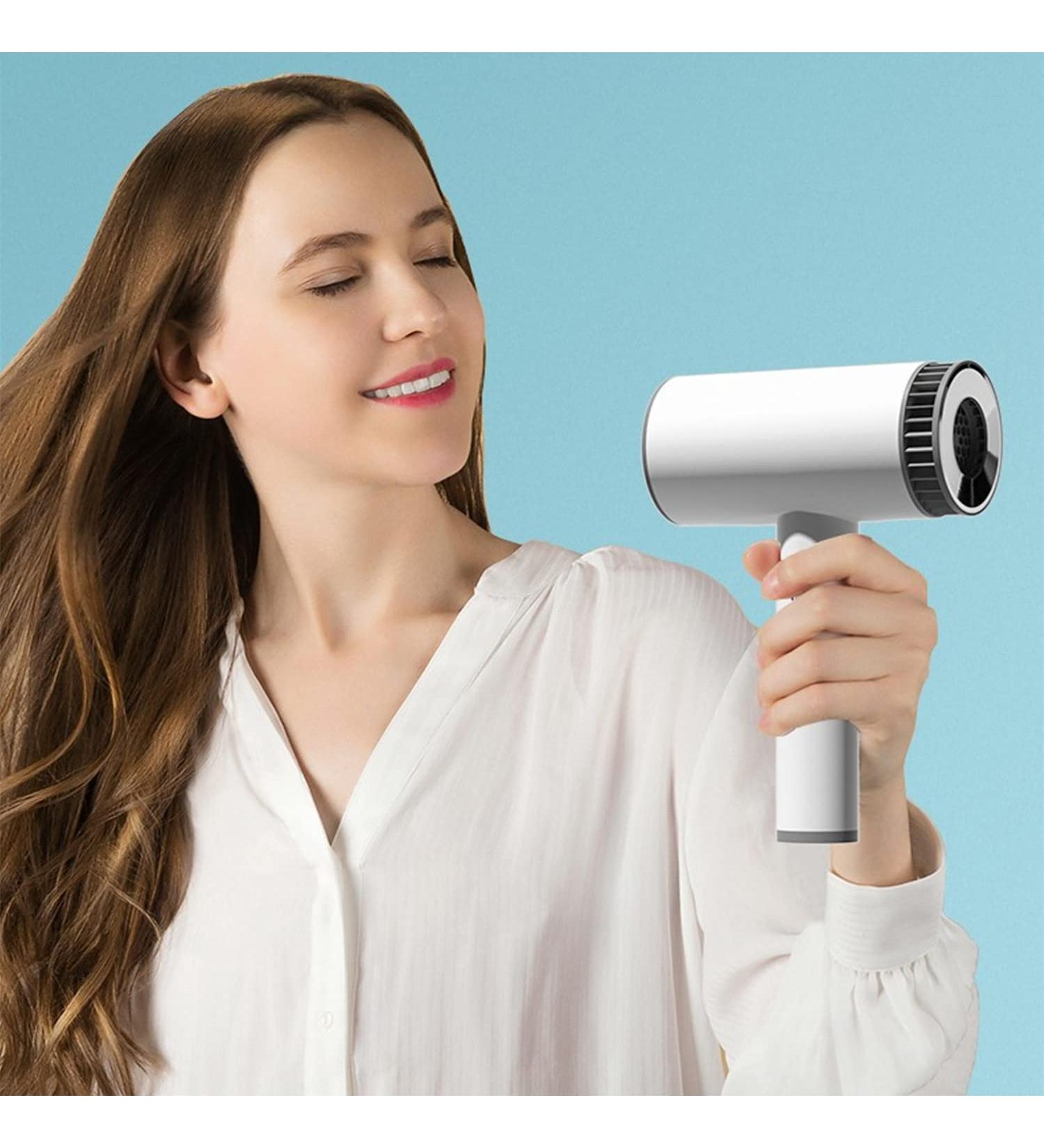 Cordless Hair Dryer Lightweight Travel Portable Professional Hair Dryer with Hot and Cold Air for Pet Hairdressing Oil Painting Drying - Buy Online on GoSupps.com