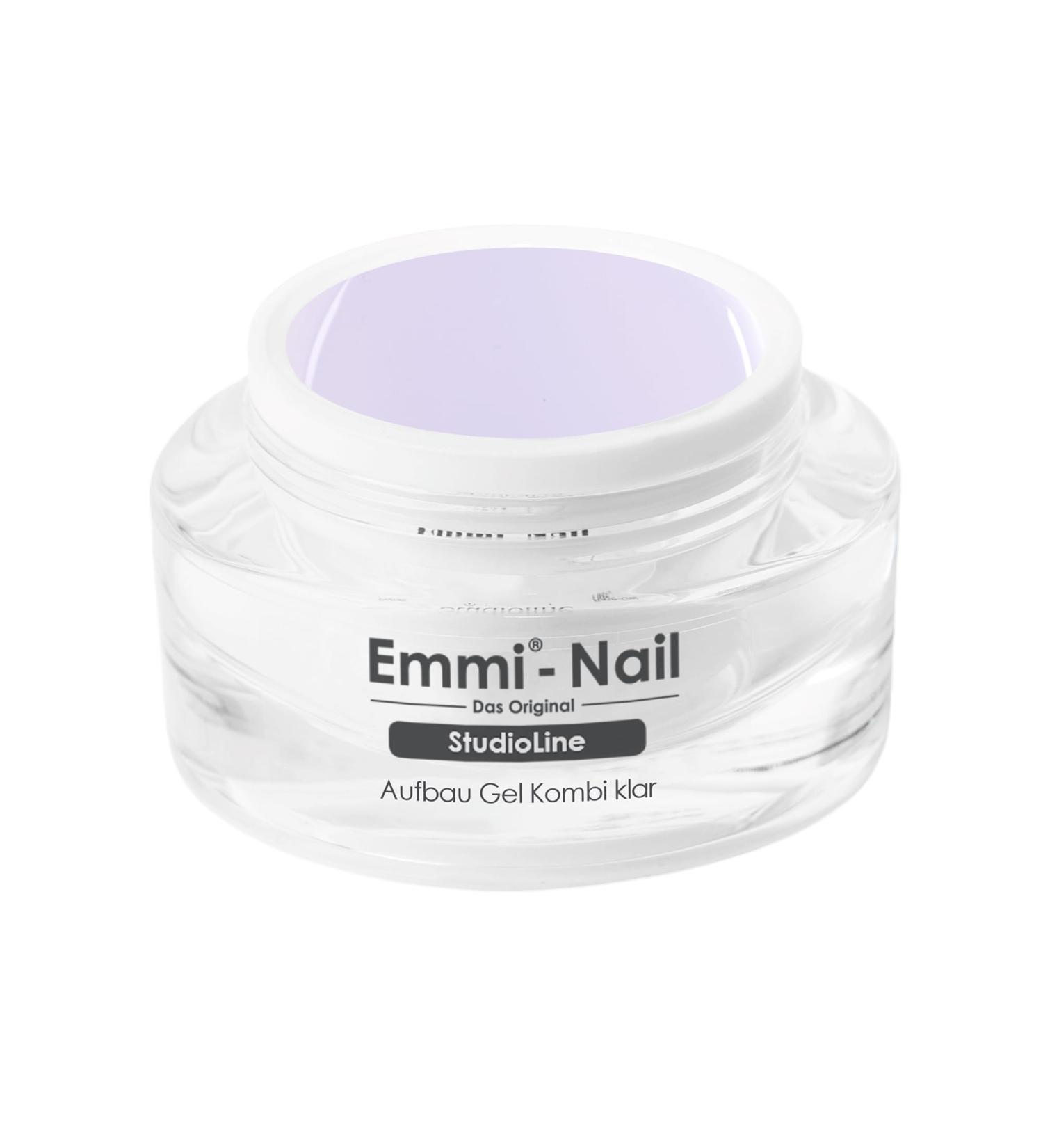 Emmi Nail Studioline Setup-Gel Kombi Clear | LED UV BauGel for Geln gel | Natural Nail Reinforcement | Medium Viscosity & Self-Smoothing | 30ml (1 Pack) - Shop Now! - Buy Online on GoSupps.com