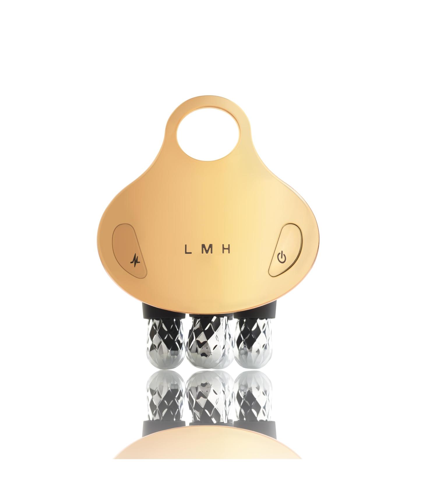GLO24K 3D SPA PRO Massager - Advanced LED Skin Rejuvenation Device for Face Neck & Body with 4 Rotating Heads | International Shipping Available - Buy Online on GoSupps.com