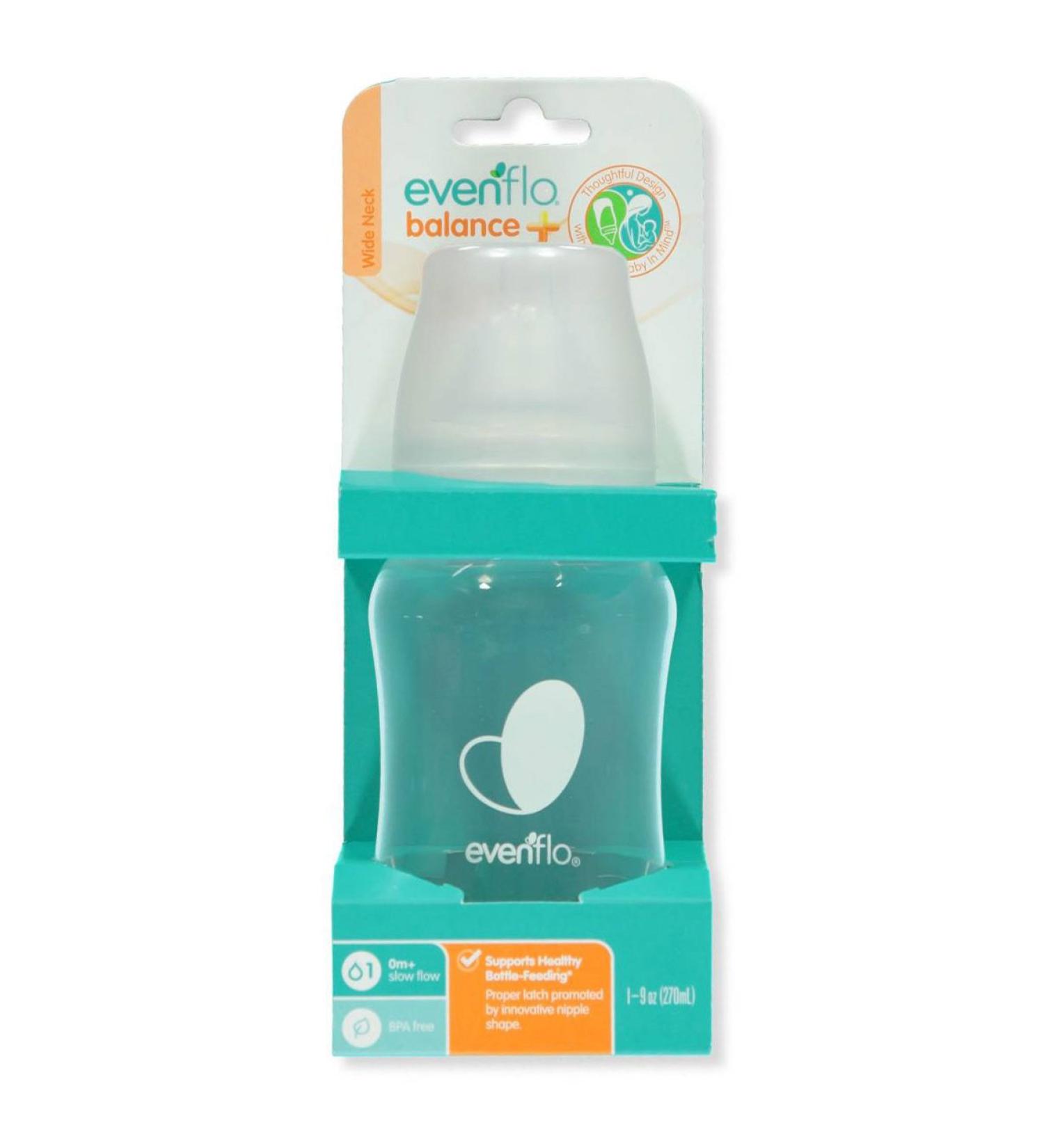 Evenflo Balance Plus Wide Neck Bottle - White  one Size