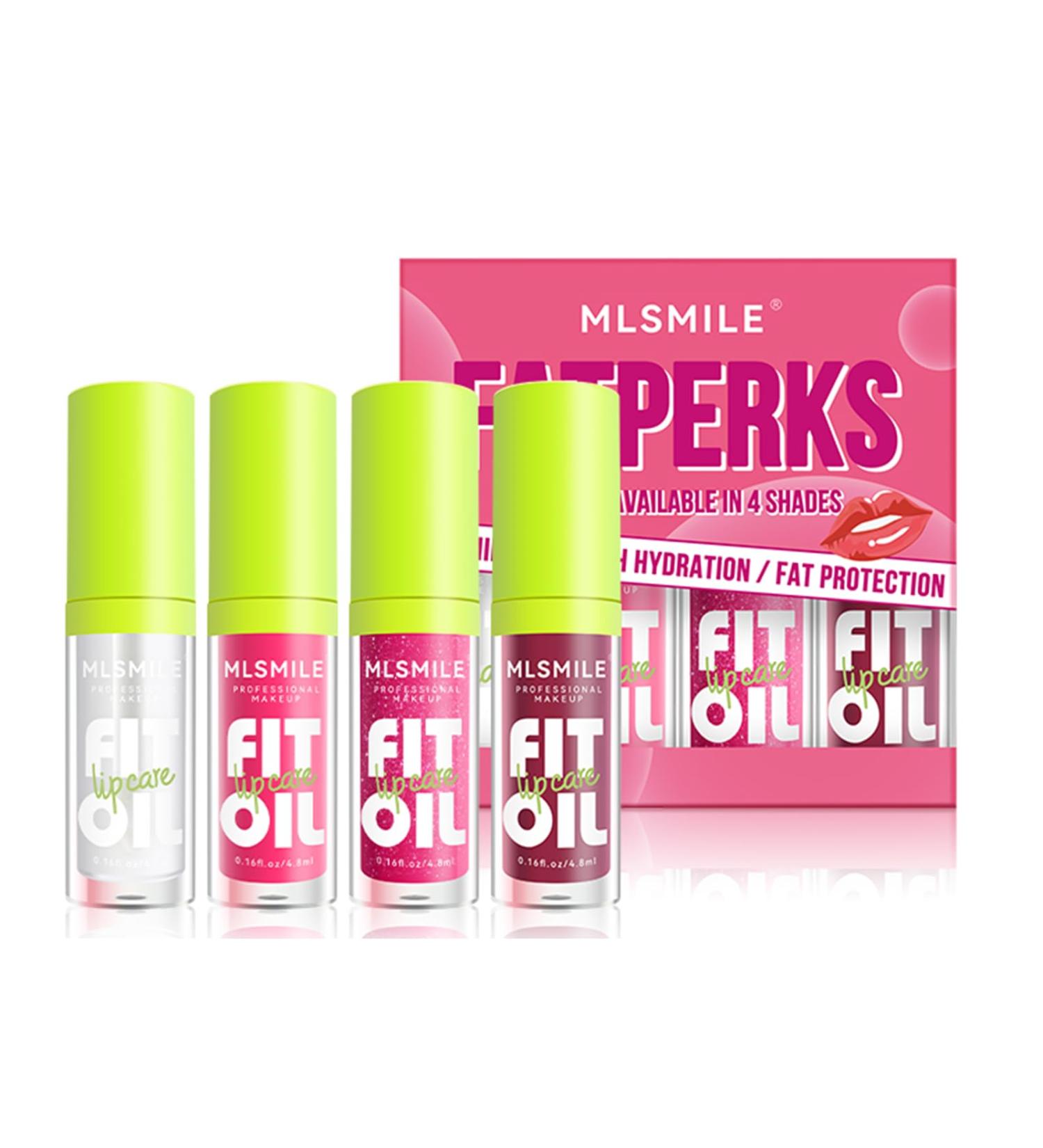 VolksRose 4pcs Lip Gloss Oil Set | Hydrating Tinted Plumping Lip Gloss for Women & Teens | Nourishing Lip Balm for Dry Lips - Buy Online on GoSupps.com