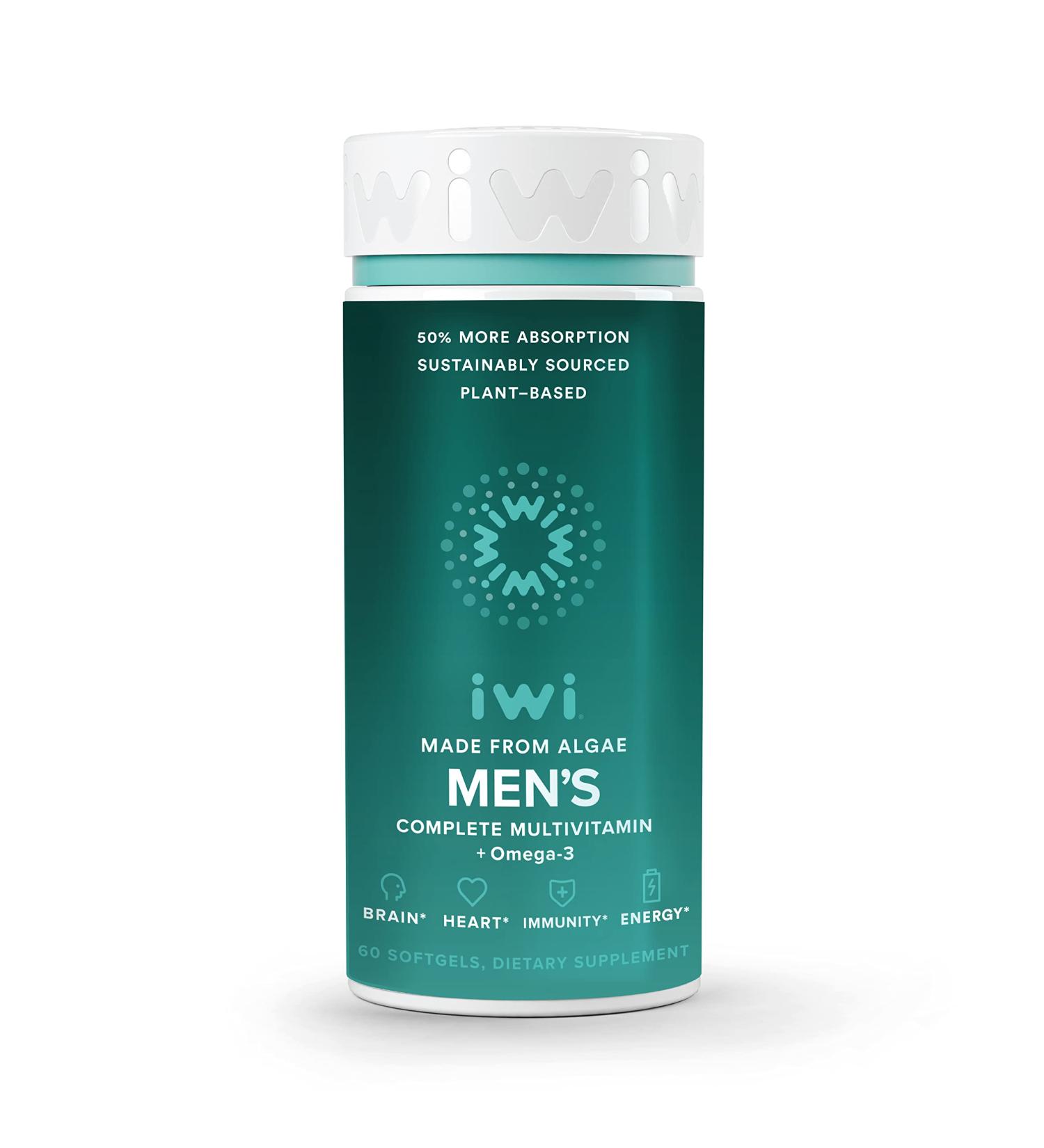 Iwi Life Men's Multivitamin - 120 Non-GMO Gluten-Free Softgels with Essential Vitamins and Minerals for Men - 30 Day Supply - Buy Online on GoSupps.com