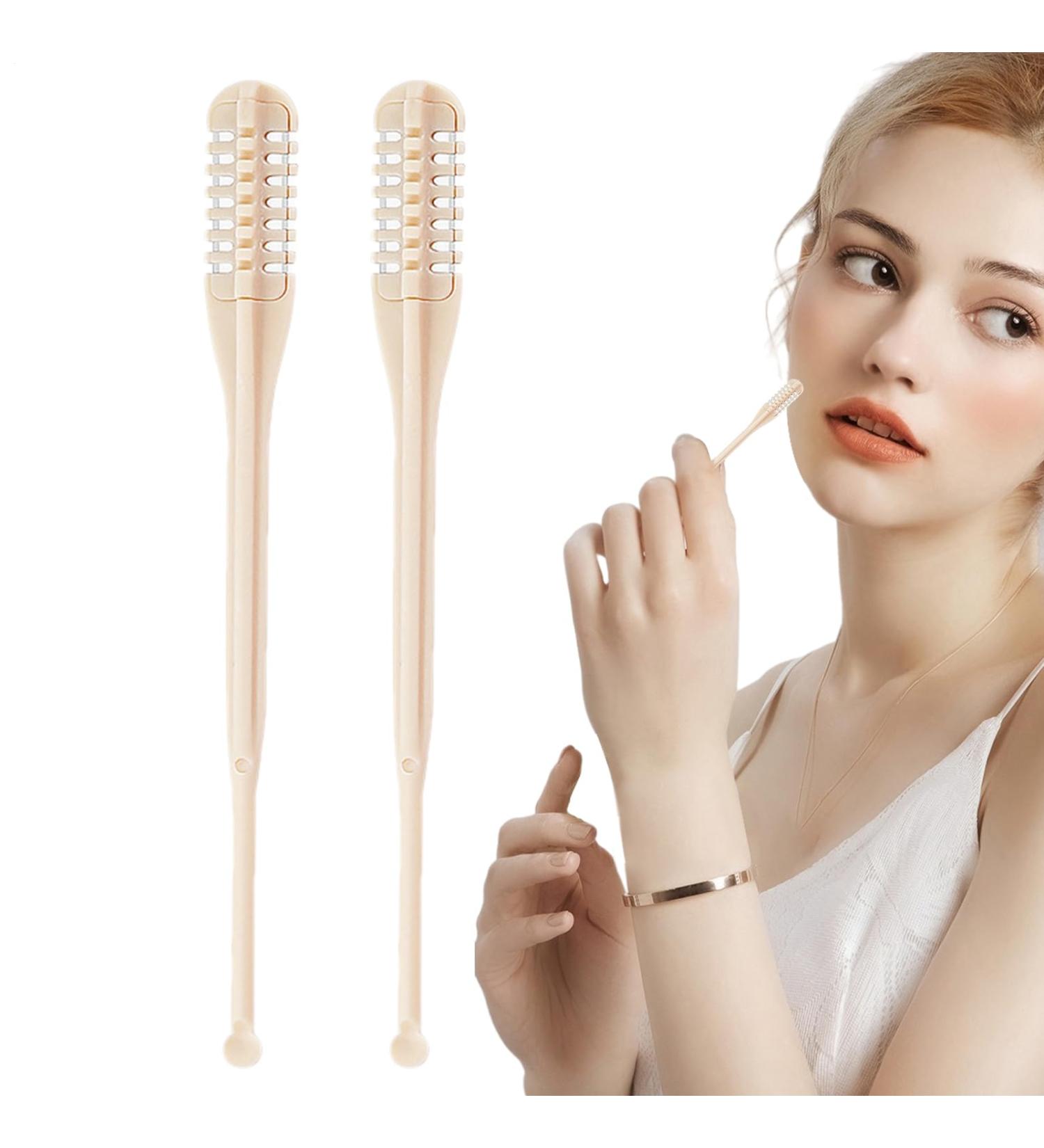 Nostril hair trimmer nasal hair cutter Nose Hair Removal2x Grooming Tools for Male and Female Adults with Safe Manual Rotating Design for Personal