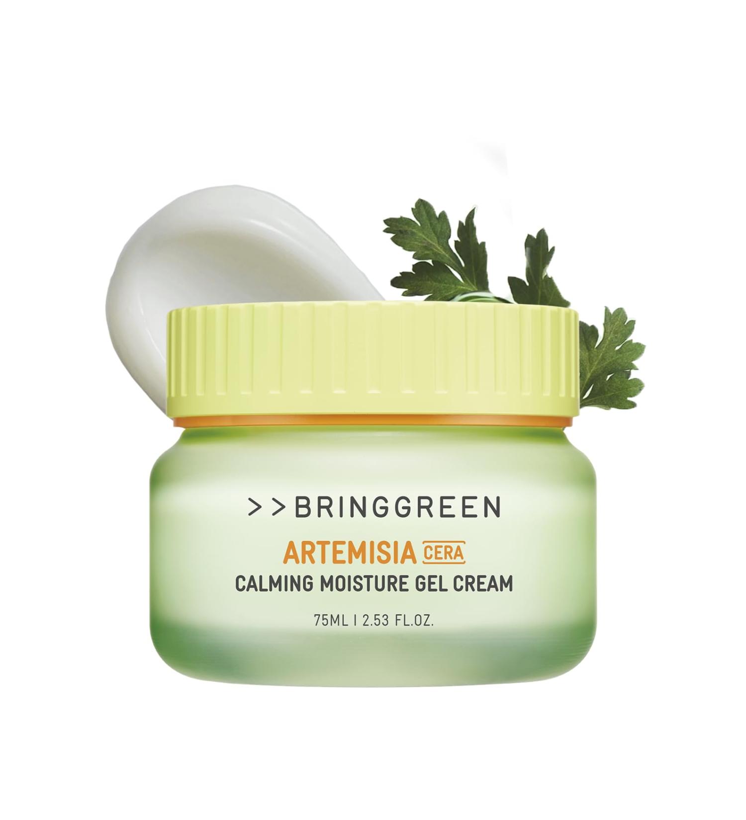 BRING GREEN Artemisia Cera Calming Moisture Gel Cream | Vegan Glass Skin Daily Skincare for Intense Moisturization for Dry Oily skin Calming Sensitive Skin Irritated Skin 2.53 Fl. Oz. - Buy Online on GoSupps.com