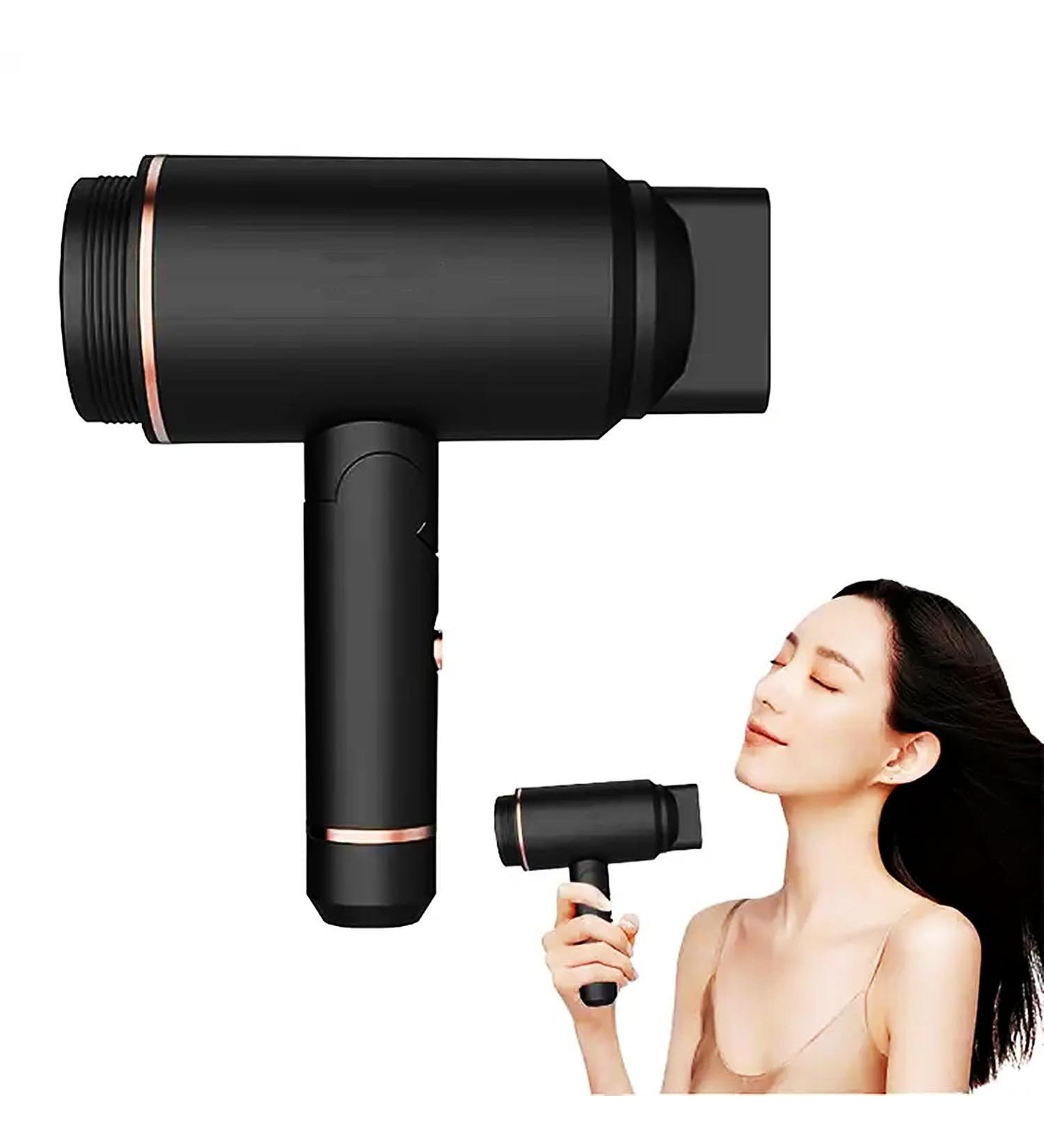 WTTTTW Foldable Rechargeable Hair Dryer Cordless Hair Dryer w/Hot & Cold Air Portable Travel Hairdryer w/Magnetic Nozzle 5000mAh Handheld Cordless Blow Dryer Salon Styling Tool - Buy Online on GoSupps.com