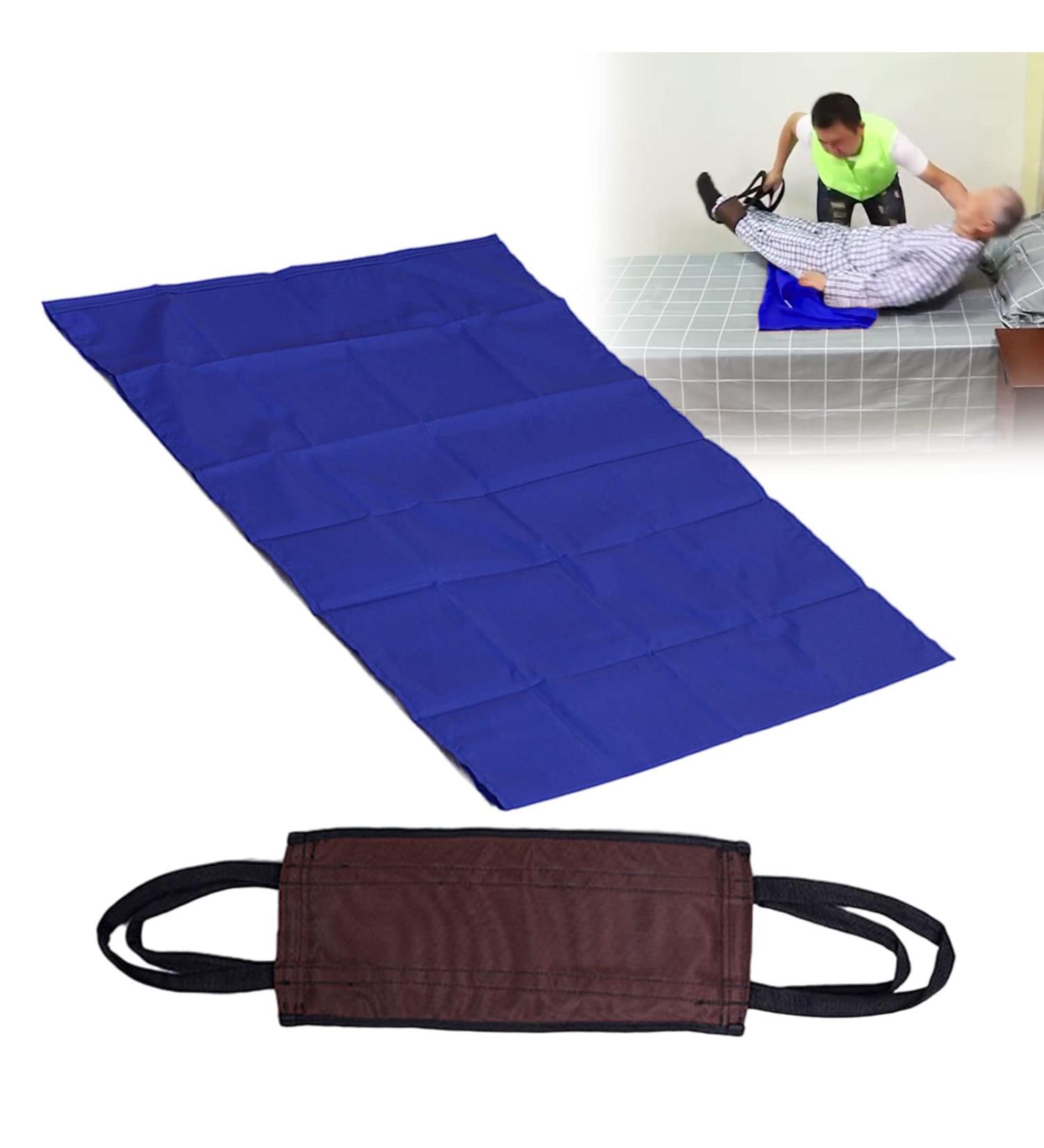 Tubular Slide Sheets for Elderly Transfer Sheets Positioning Bed Pad for Disabled and Paralysis Elderly Home and Hospital Nursing Tool(with Transfer Gait Belt) Blue 3 Sizes - Buy Online on GoSupps.com