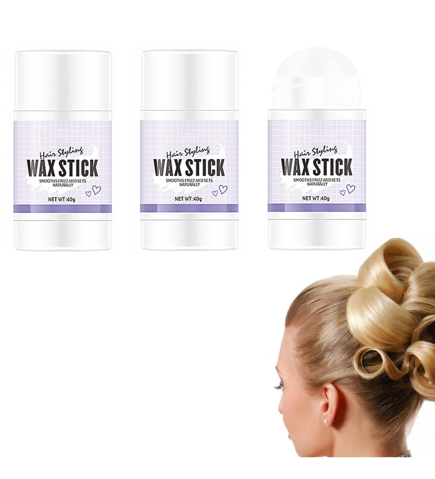 Hair Wax Stick Hair Pomade Stick Long-Lasting Styling Wax Stick Hair Stick for Flyaways Hair Gel Stick Non-greasy Styling Cream for Fly Away & Edge Control Frizz Hair Styling (2 pcs/1.5 Oz) - Buy Online on GoSupps.com