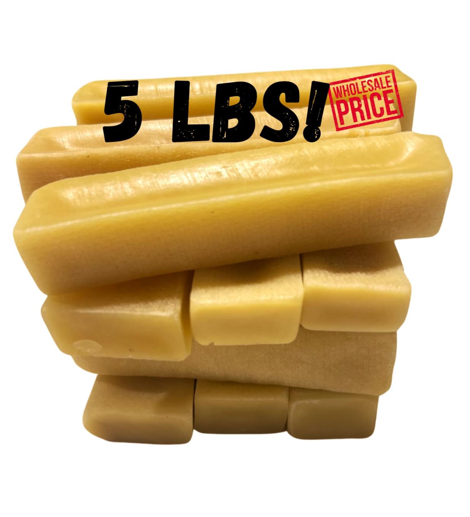 Himalayan Yak Cheese Dog Chew - Himalayan Dog Chew - *(5 Pounds Small/ 70 Chews)* - (S/M/L/XL/Jumbo) - Yak Cheese - Cheese Bones for Dogs - for or Aggressive Chewers - Dog Chew - Natural Yak Cheese - Buy Online on GoSupps.com