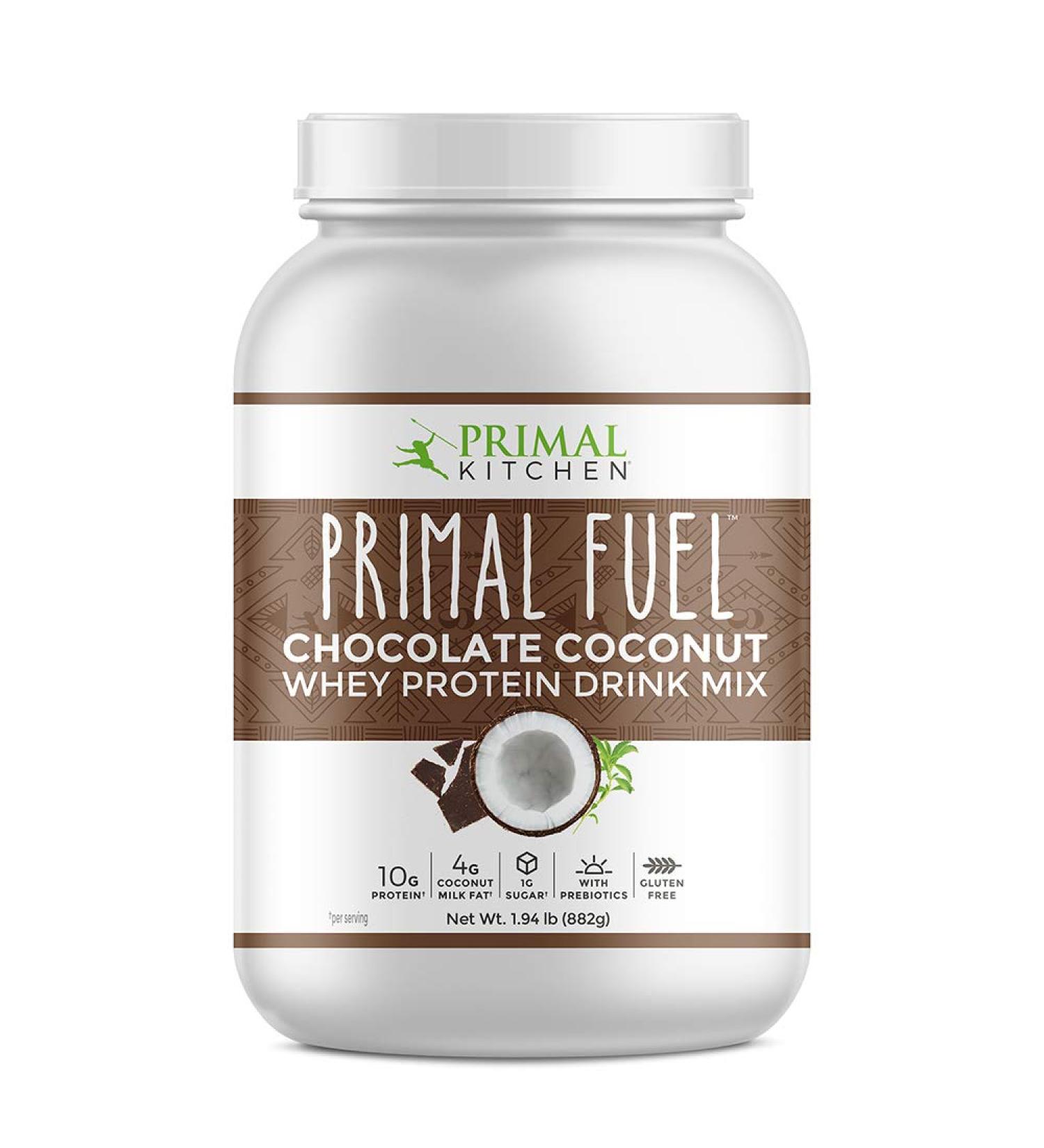 Primal Kitchen Chocolate Coconut Whey Protein Powder - 42 Servings | Primal Fuel - Buy Online on GoSupps.com