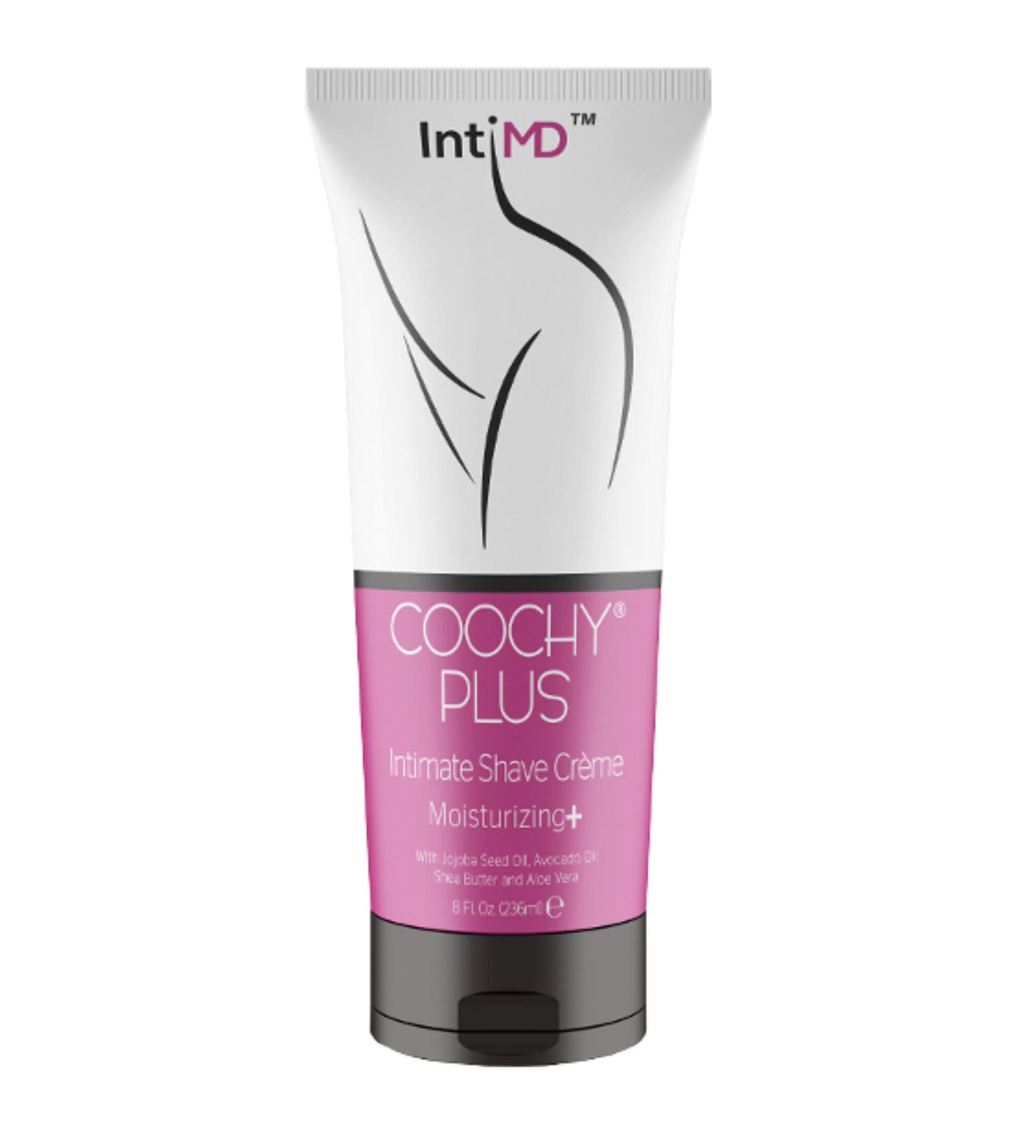 IntiMD COOCHY PLUS Intimate Shave Cream Gel - Moisturizing, Rash-Free (8oz) - Buy Online on GoSupps.com