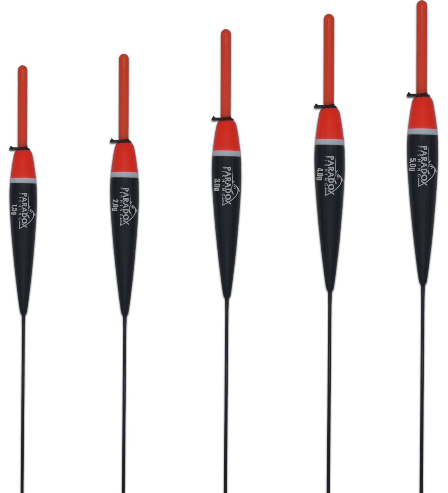 Paradox Fishing Floats Set | 5 Pieces (1.5g-5g) | Glow Stick Fishing Floats for Enhanced Night Fishing - Buy Online on GoSupps.com