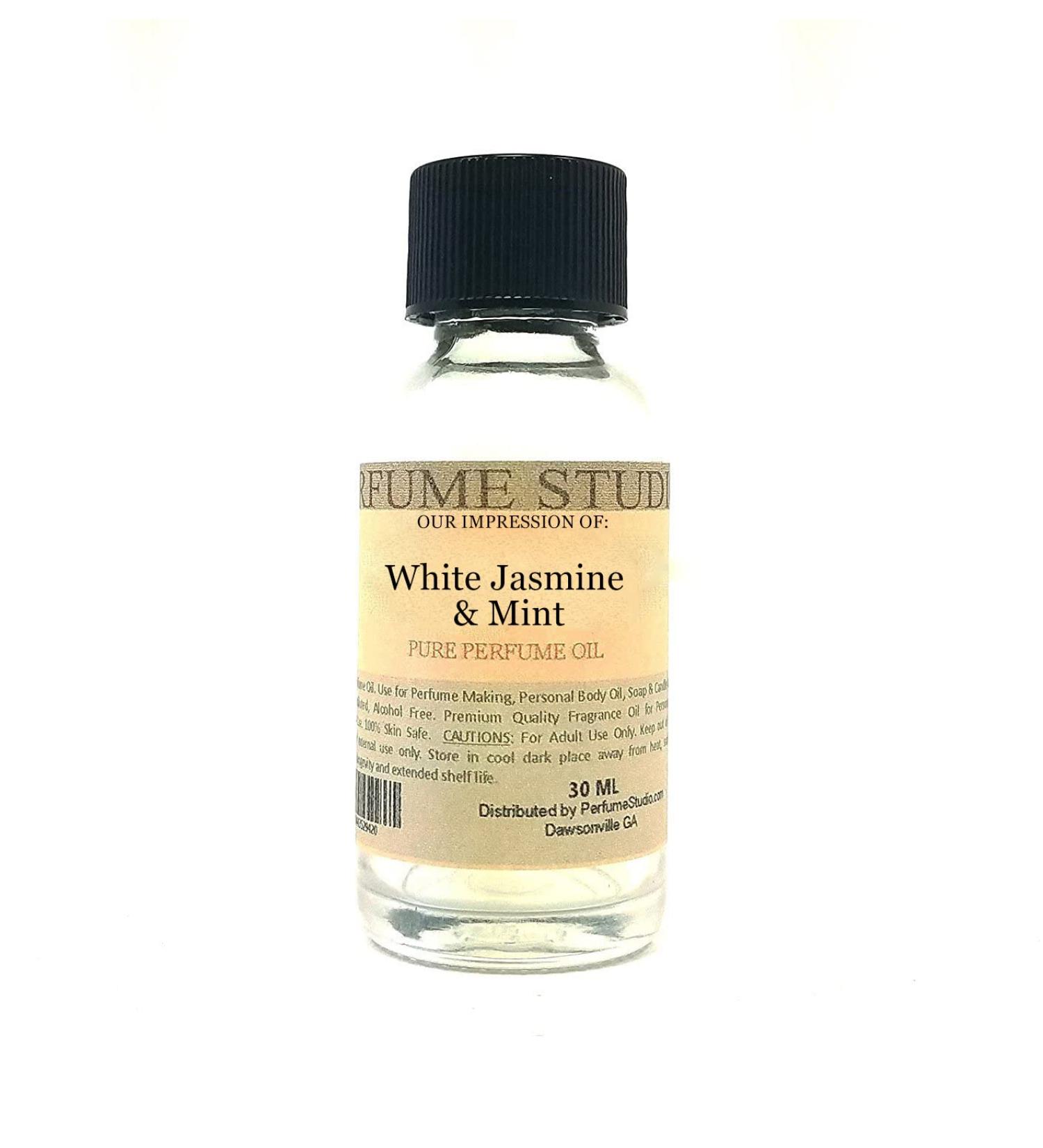 Perfume Studio 100% Pure Fragrance Oil Impression Compatible with: (White Jasmine & Mint 1oz)