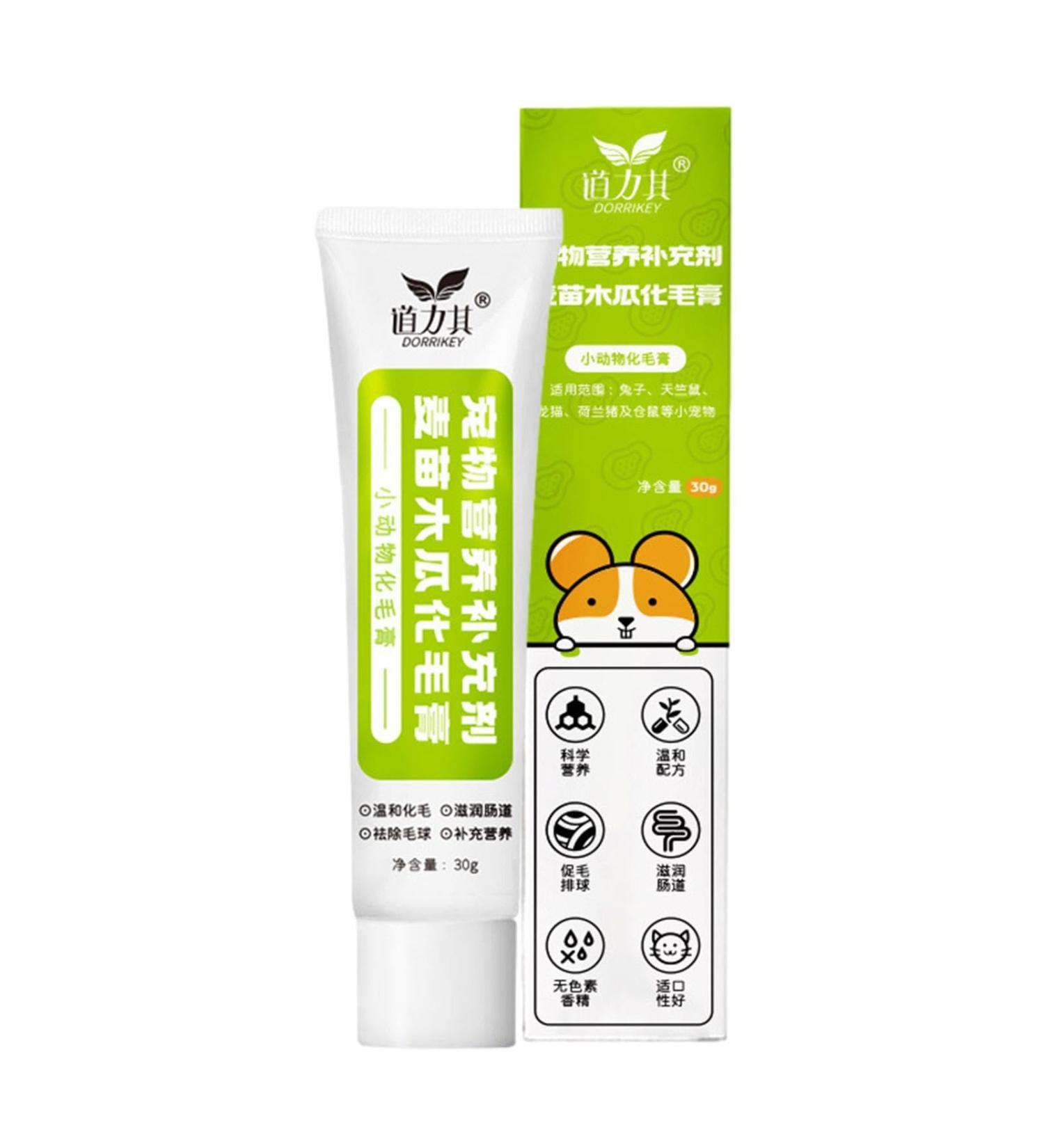 MISOYER Hairball Remedy For Cats Cat Supplies For Indoor Cats - Hair Balls Control And Remover For Cats Hamster And Guinea Pig 30g - Buy Online on GoSupps.com