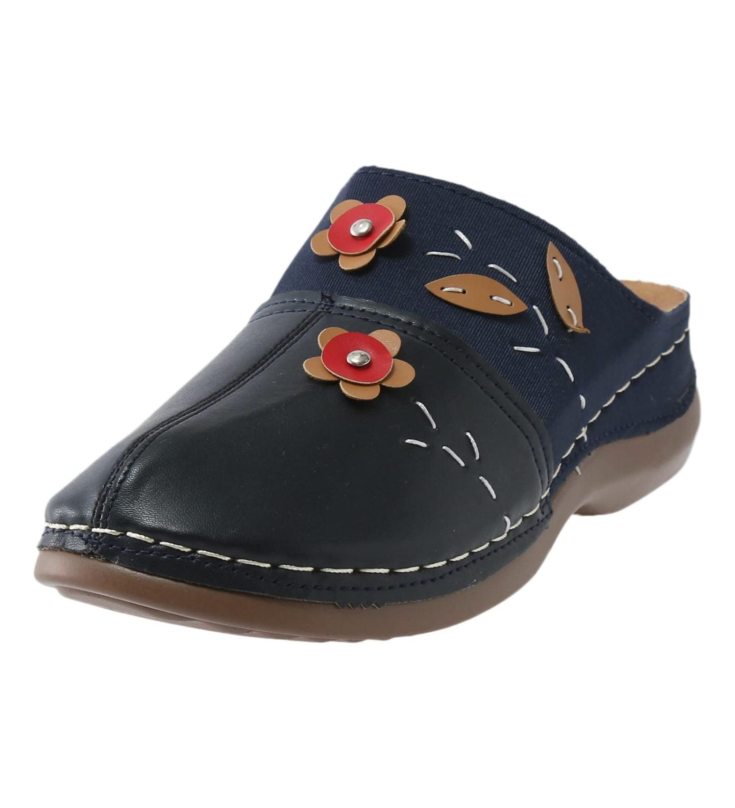 XTZYGLFD Women's Dark Blue Vegan Sandals - Summer Fashion Beach & Travel Comfort Plateau Shoes UK Size 7 - Buy Online on GoSupps.com