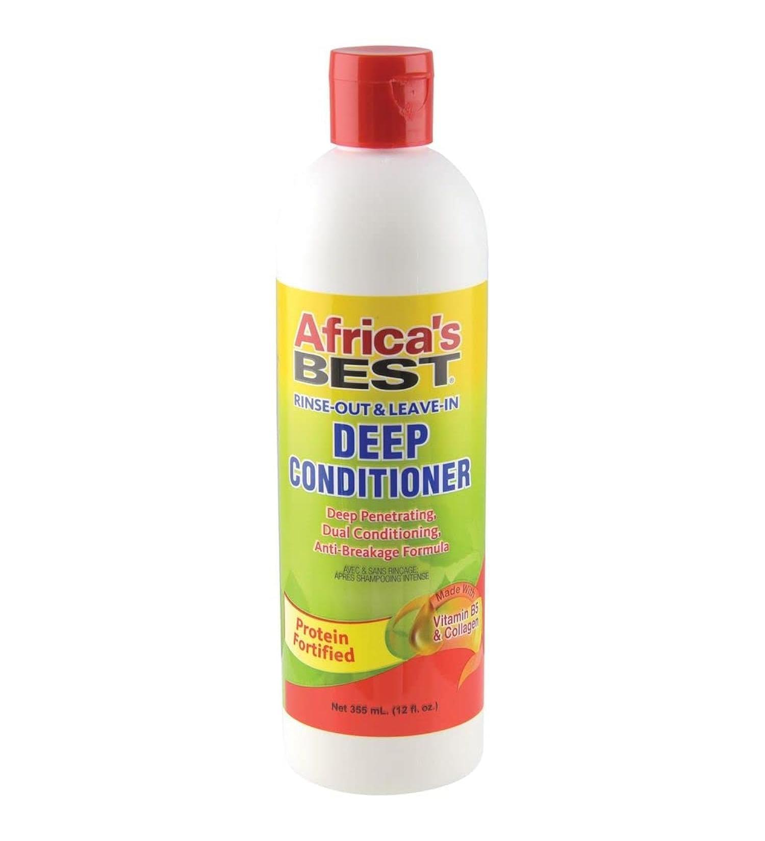 Africa's Best Rinse Out & Leave In Deep Conditioner - 12 Ounce | Nourishing Hair Care for All Hair Types - Shop Internationally - Buy Online on GoSupps.com