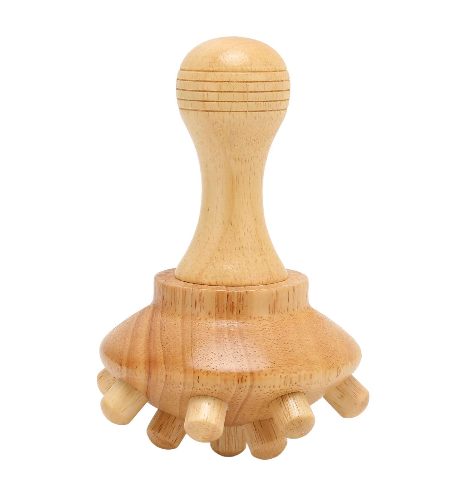 ZJchao Anti-Cellulite Massager - Mushroom & Octopus Wood Therapy for Stress Relief & Cellulite Removal - Buy Online on GoSupps.com