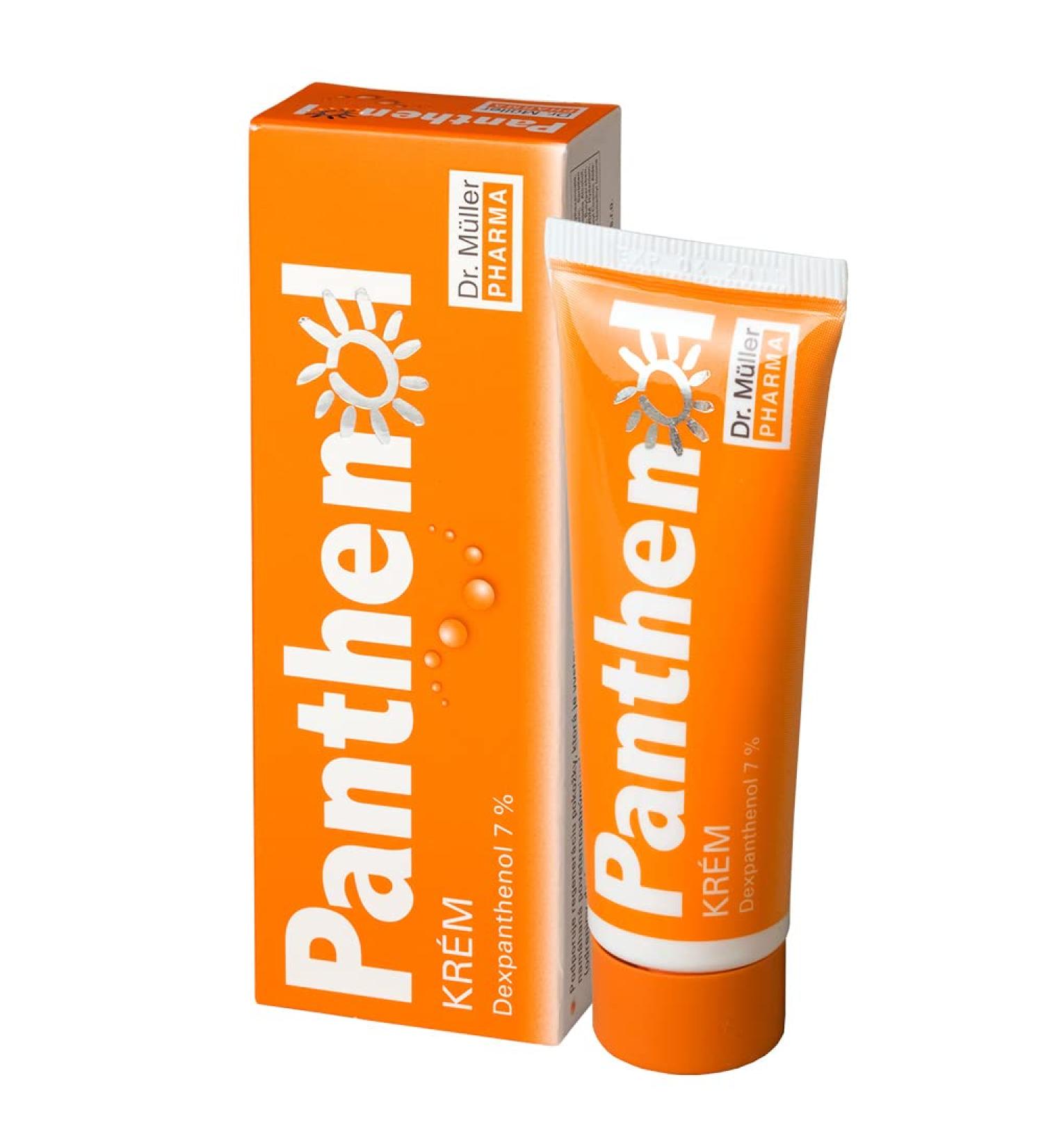 Buy Dr. Muller Pharma Panthenol Cream 7% - Moisturizing & Soothing Skin Relief for Sun Wind & Frost - Fast International Shipping - Buy Online on GoSupps.com