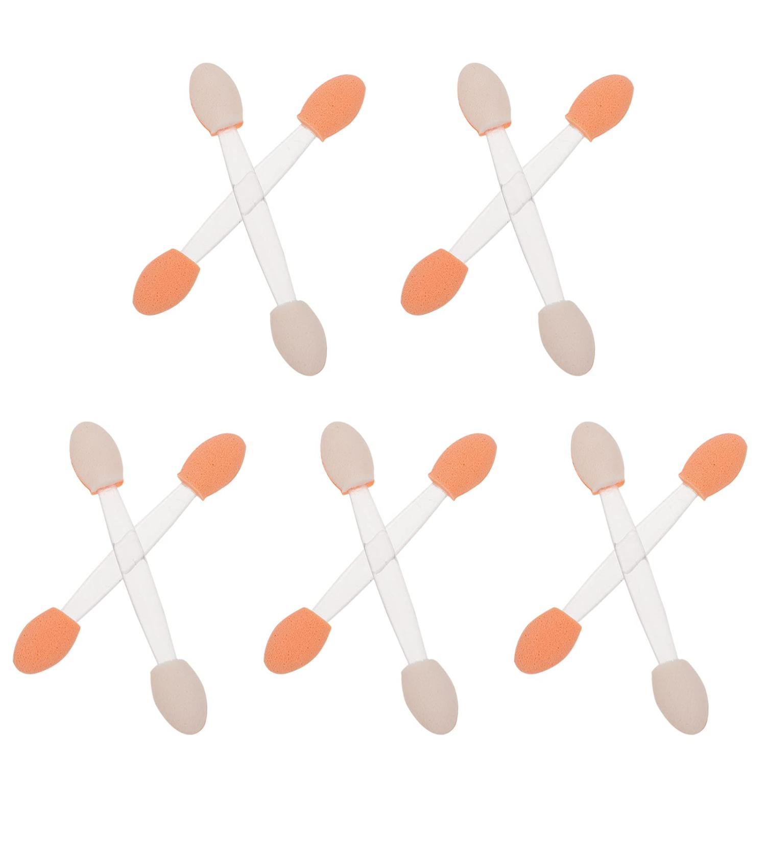 FOMIYES Eye Makeup Makeup Eyeshadow 100pc Eyeshadow Dual Sides Eyeshadow Brush Sponge Applicator Makeup Tools for Women Girls Double Ended Makeup Brush Dual Ended Makeup Brush White - Buy Online on GoSupps.com