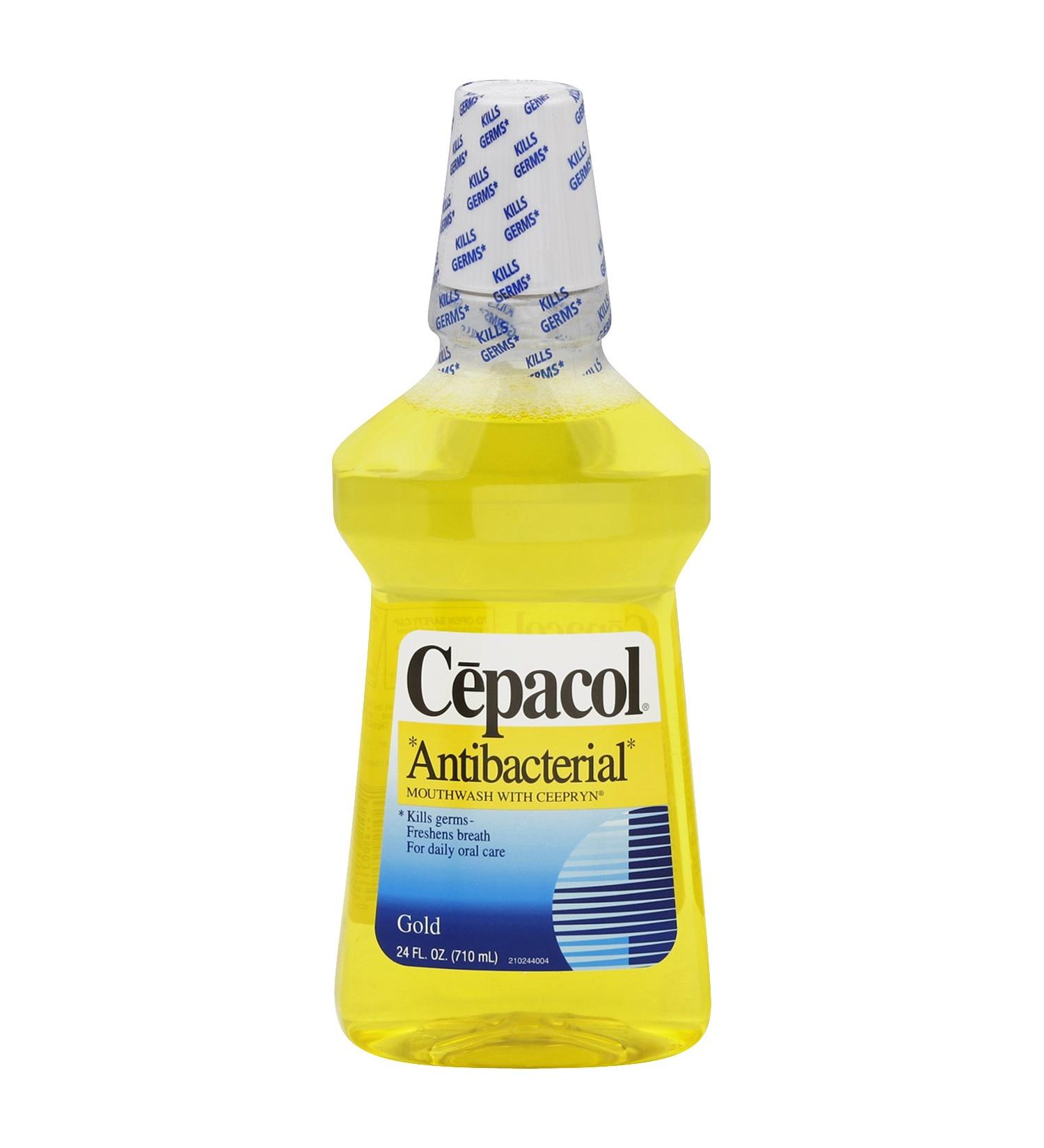 Cepacol Antibacterial Mouthwash  Gold  48oz (2X24oz)