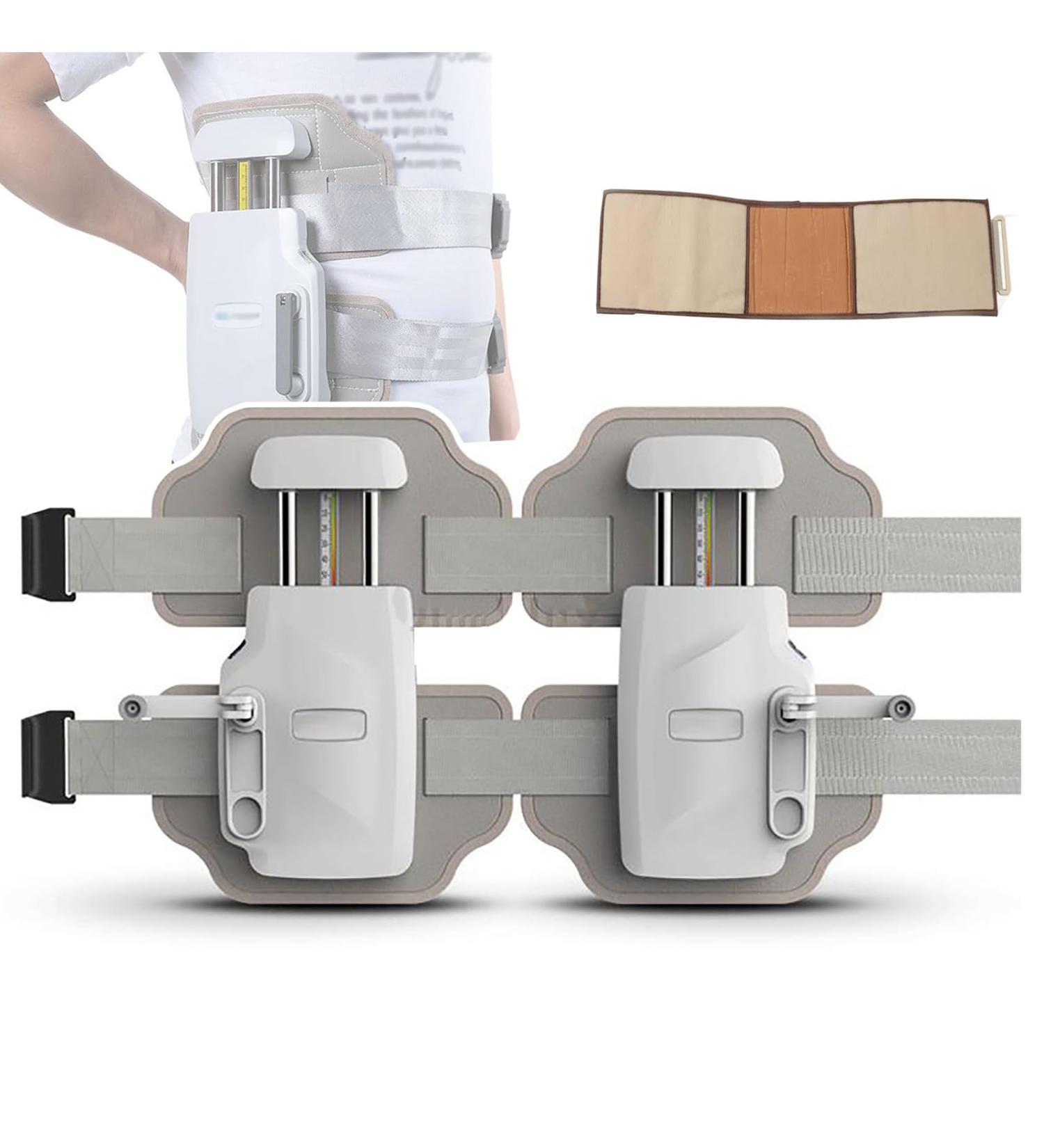 Buy Lumbar Spine Traction Device for Muscle Strain - Adjustable 450 N Support for Waist 28-45 Inches - International Shipping - Buy Online on GoSupps.com