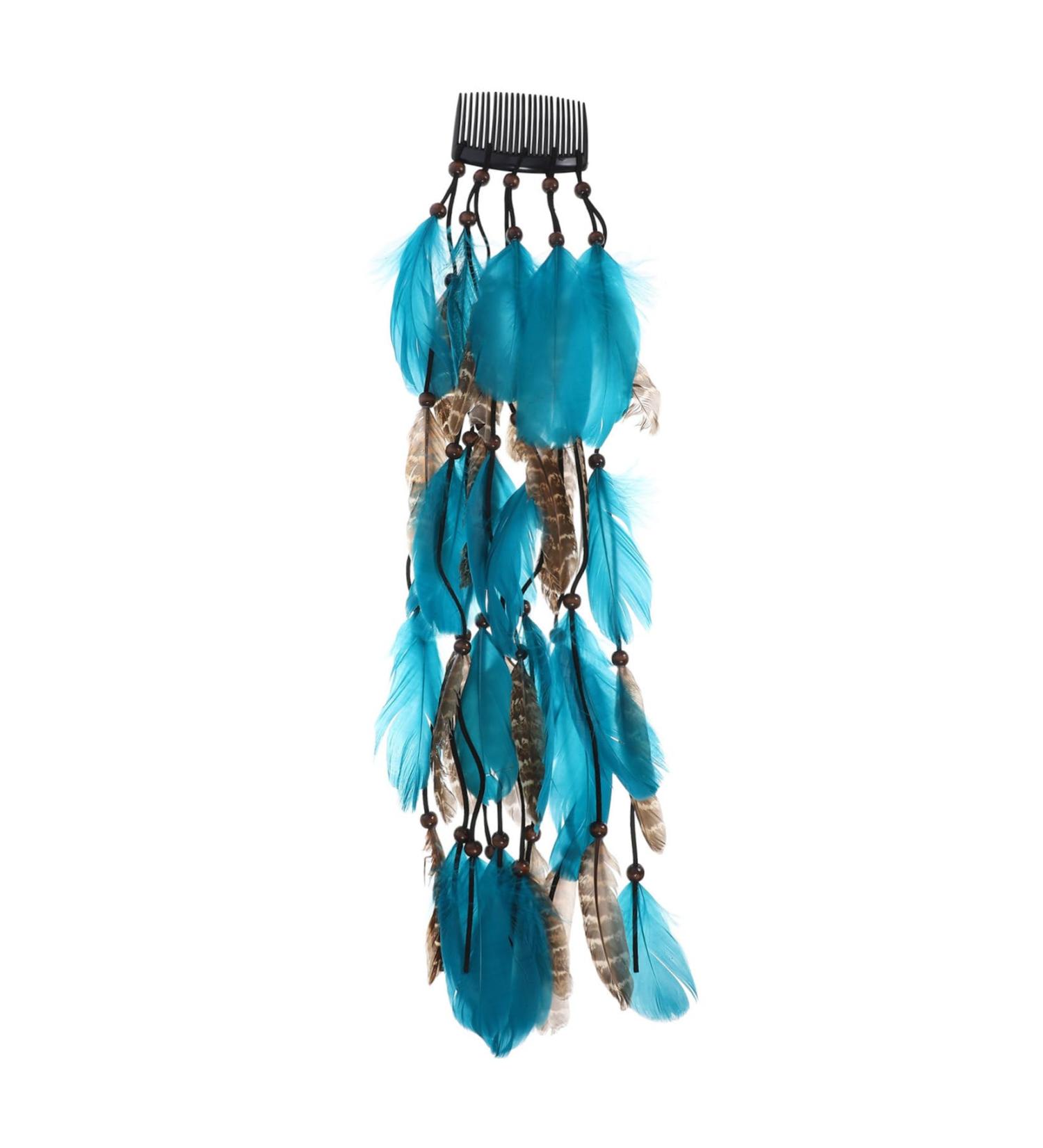 Beatifufu Hair Accessories Exquisite Plume Headdress Exquisite Women Hair Bands Vintage Headbands for Women Girl Headbands Party Cosplay Hairbands Party Props Women Hair Accessories - Buy Online on GoSupps.com