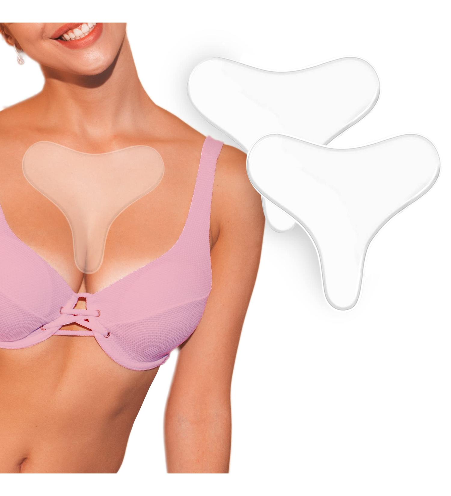 Anti Wrinkle Chest Pads Set of 2 - Silicone Decollete Patches for Collagen Renewal & Skin Tone Repair - Reusable & Self Adhesive - Premium Chest Wrinkle Treatment - Buy Online on GoSupps.com