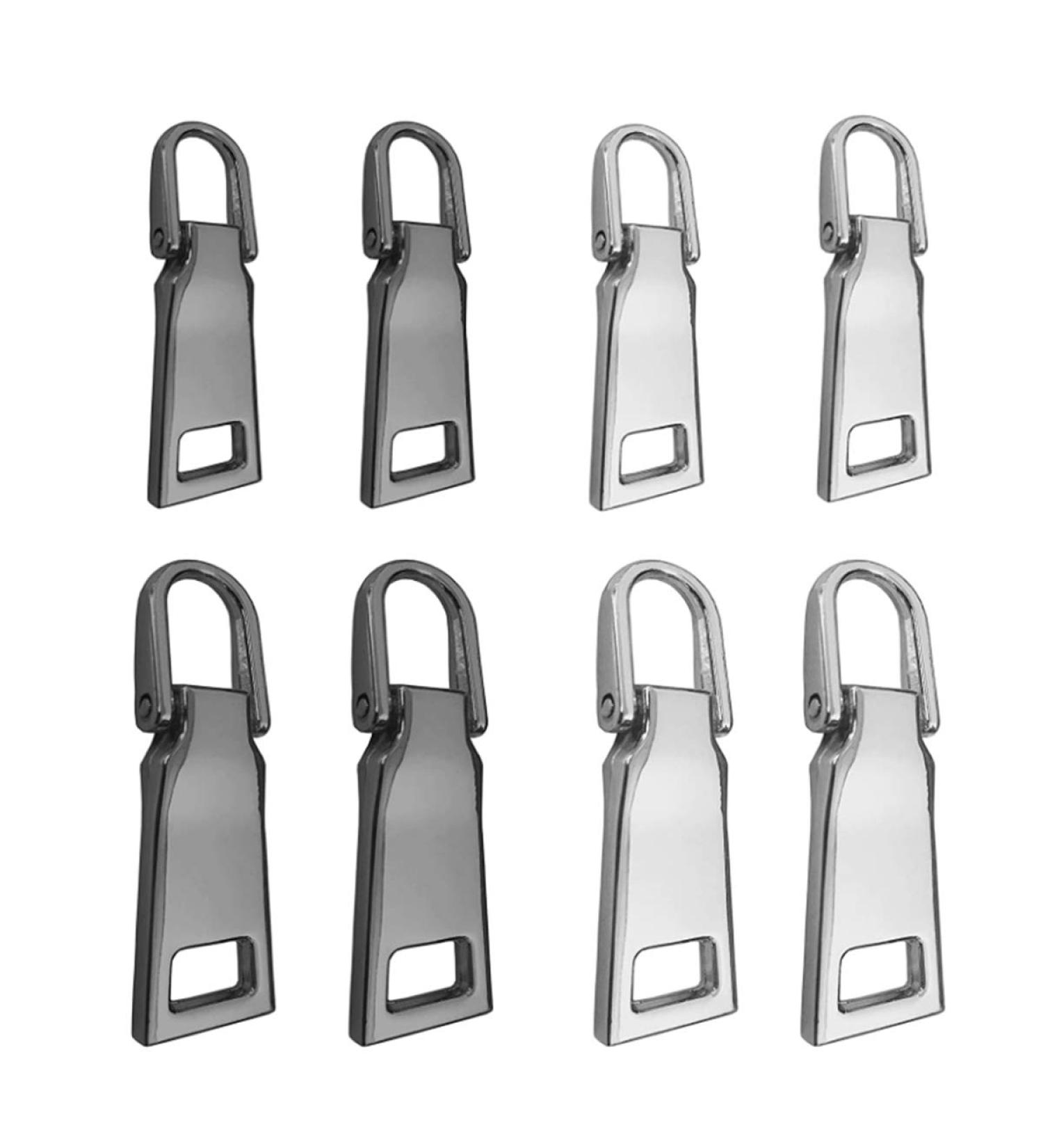 Metal Zipper Pull Replacement - Black Zipper Handle Fixer for Luggage, Suitcase, Backpack, Jacket, Bags, Coat, Boots - Buy Online on GoSupps.com