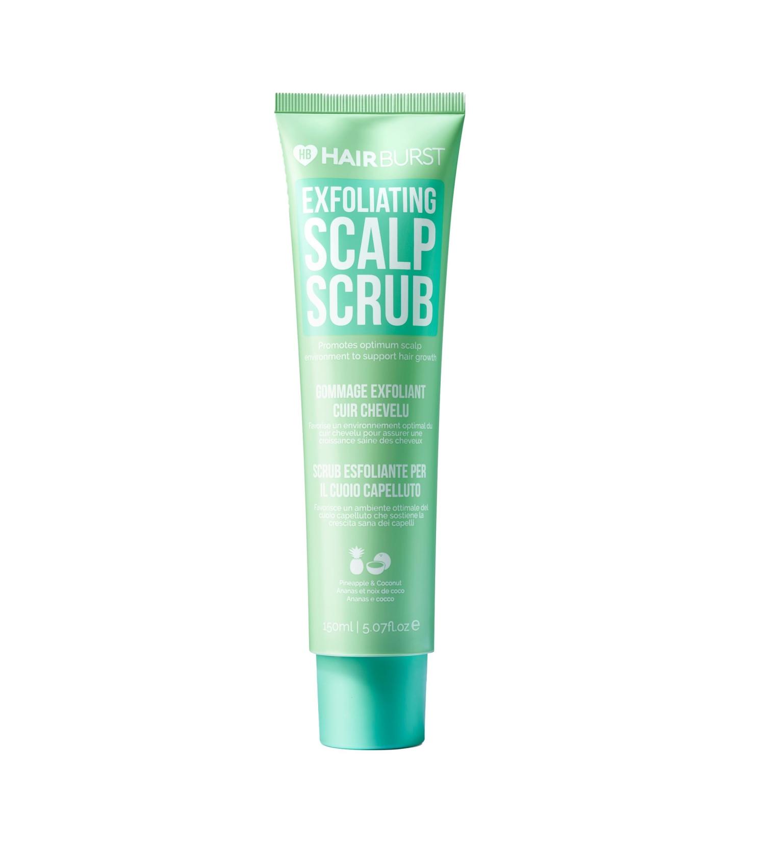 HAIR BURST Scrub Exfoliant Traitement V g talien du Cuir Chevelu Pr -Shampooing - Favorise la Croissance quilibre et Nettoyage des Cheveux - Soins Capillaires pour le Cuir Chevelu Squameux - Buy Online on GoSupps.com