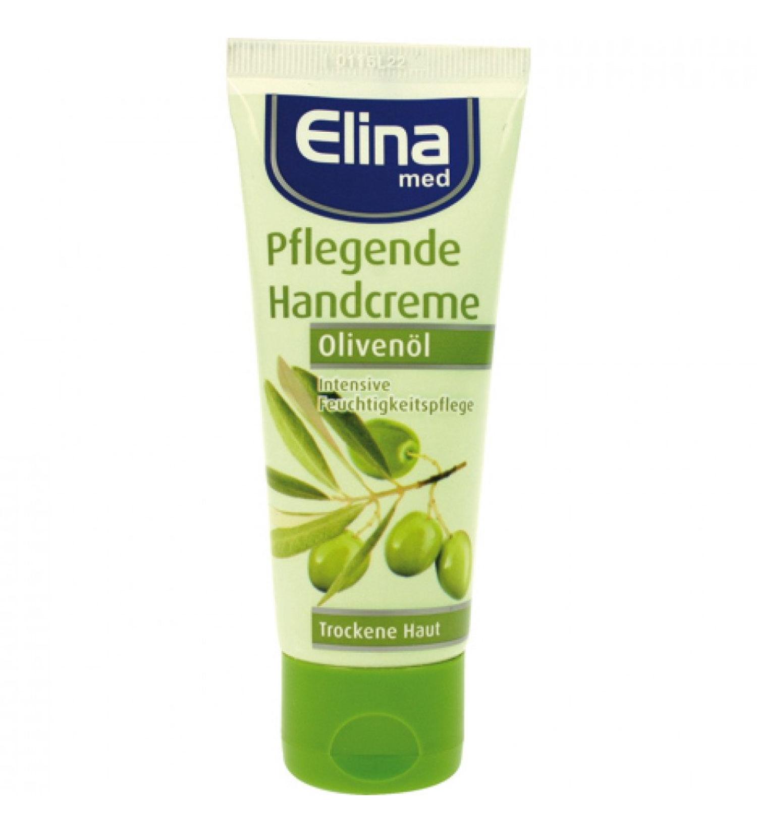 Elina med hand cream with olive oil 75 ml tube