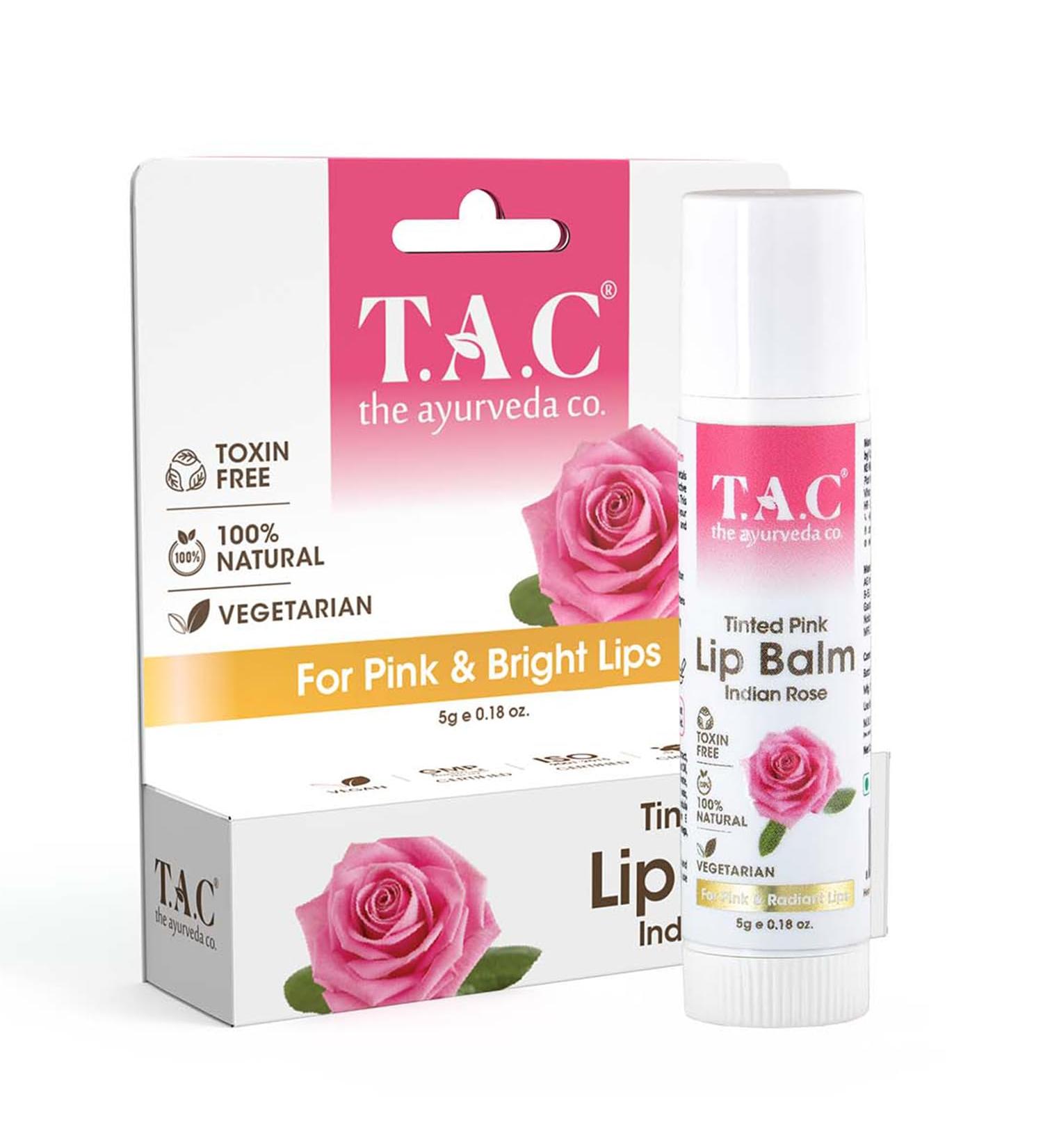 Tinted Indian Rose Vegan Lip Balm SPF 20 - Nourishing Lip Care for All Skin Types | Vitamin E & Rose Petal Extract | 5gm - Buy Online on GoSupps.com