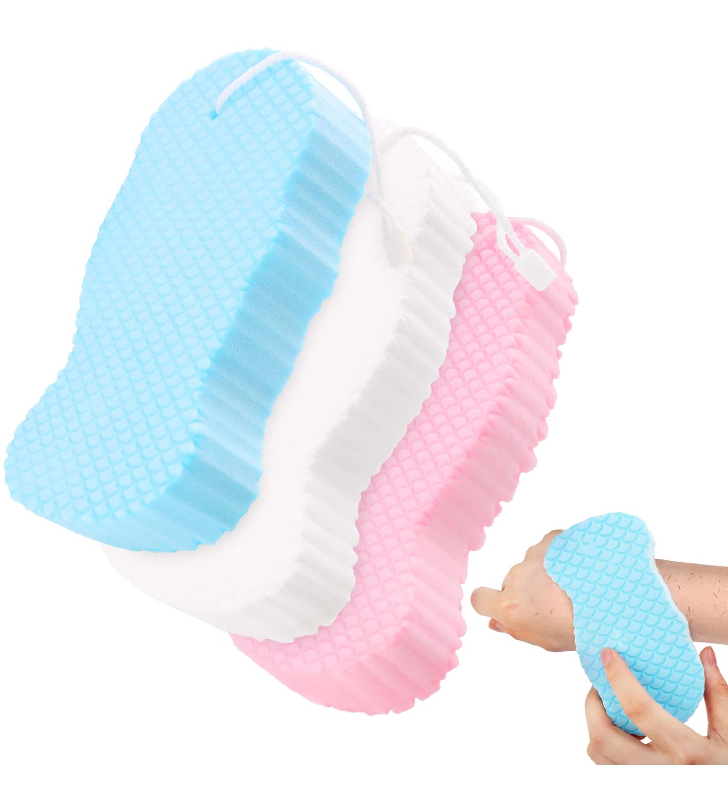 Soft Exfoliating Bath Sponge Dead Skin Remover (3 Pack) - Buy Online on GoSupps.com