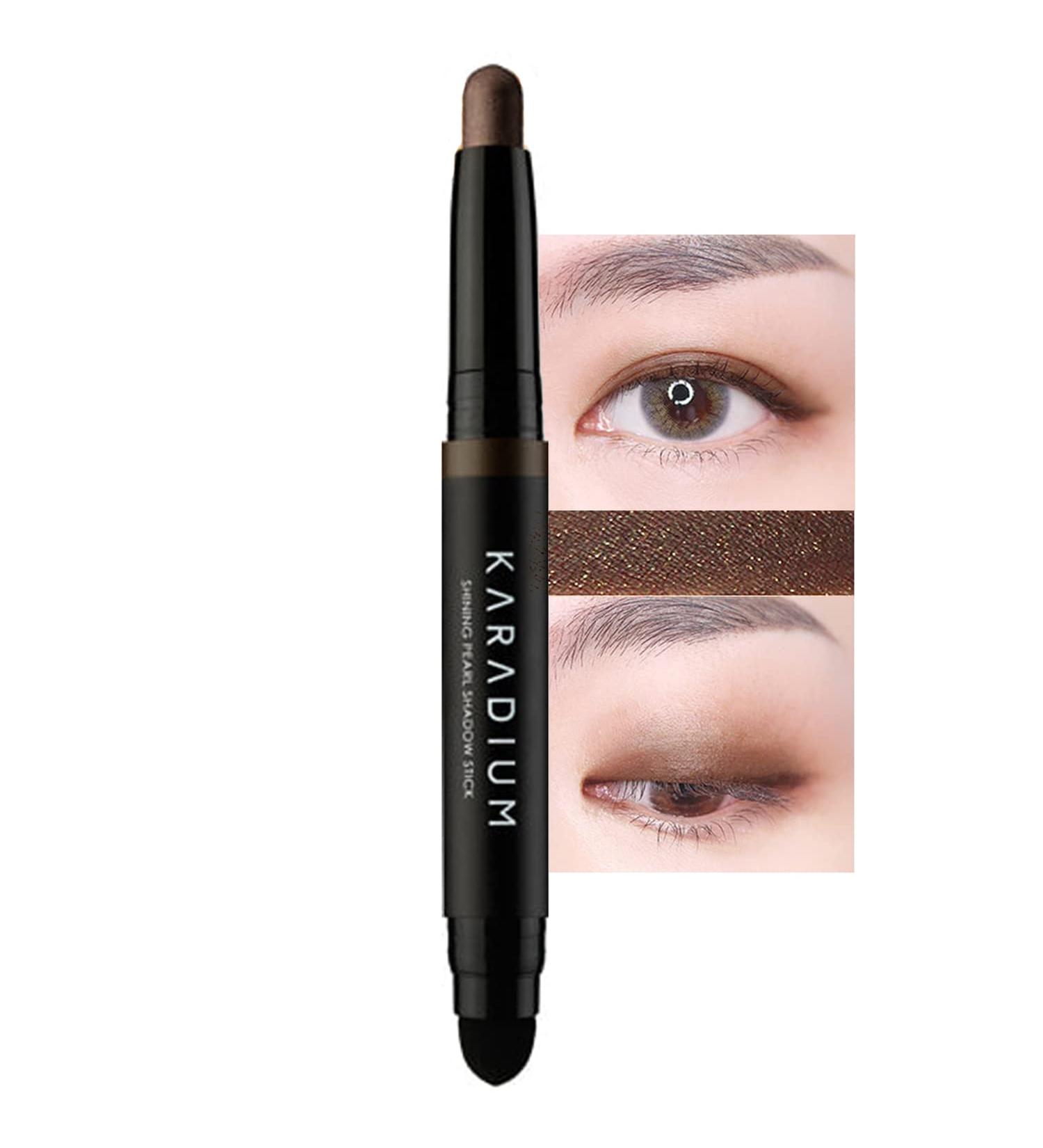 KARADIUM Shining Pearl Smudging Eye Shadow Stick 1.4g (13 Desert Night) - Waterproof Long Lasting Daily Eye Makeup Eye Shadow Stick  Creamy Texture  Easy to Draw  Hypoallergenic for Sensitive Eyes
