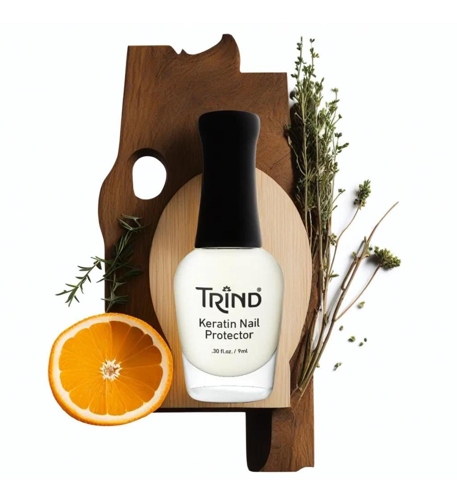 Buy Trind Keratin Nail Protector 9ml - Strengthener for Damaged Nails | International Shipping Available - Buy Online on GoSupps.com
